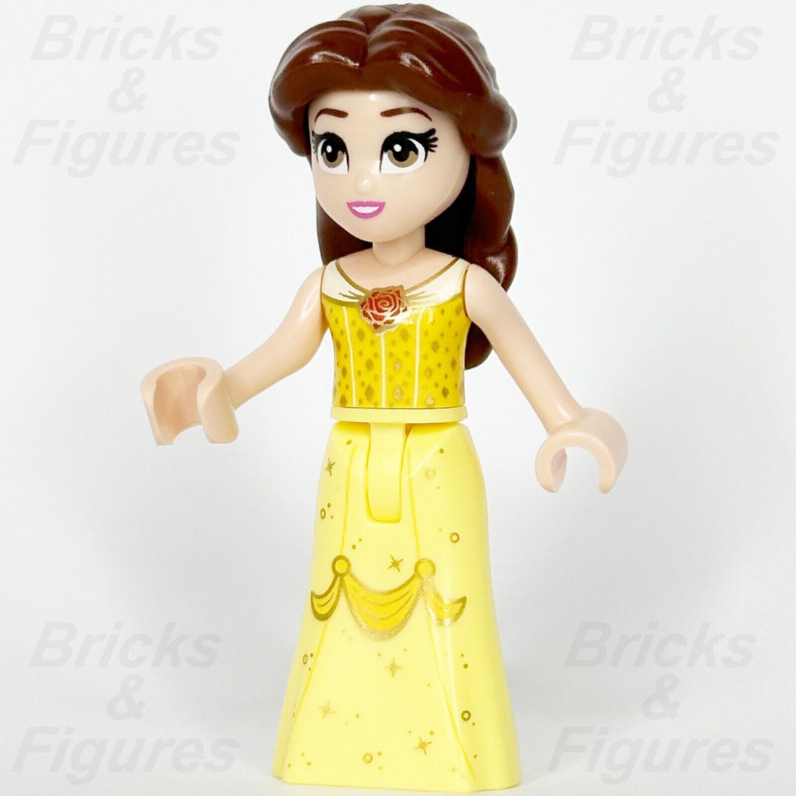 LEGO Disney Belle Minifigure Disney 100 Princess Beauty & The Beast 43215 dis123 - Bricks & Figures