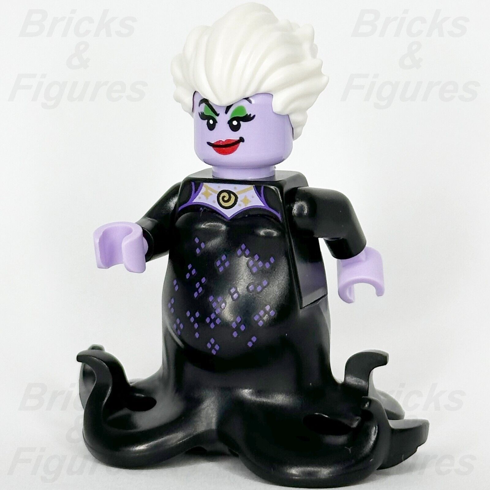 LEGO Disney Ursula Minifigure The Little Mermaid 43225 dp112 Sea Witch Minifig - Bricks & Figures
