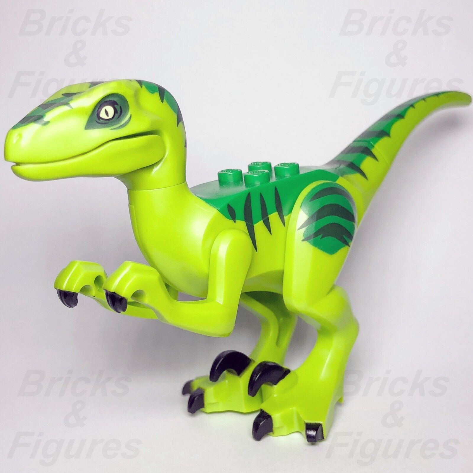 LEGO Jurassic World Raptor Minifigure Part Dinosaur Green Back 10757 Raptor08 3