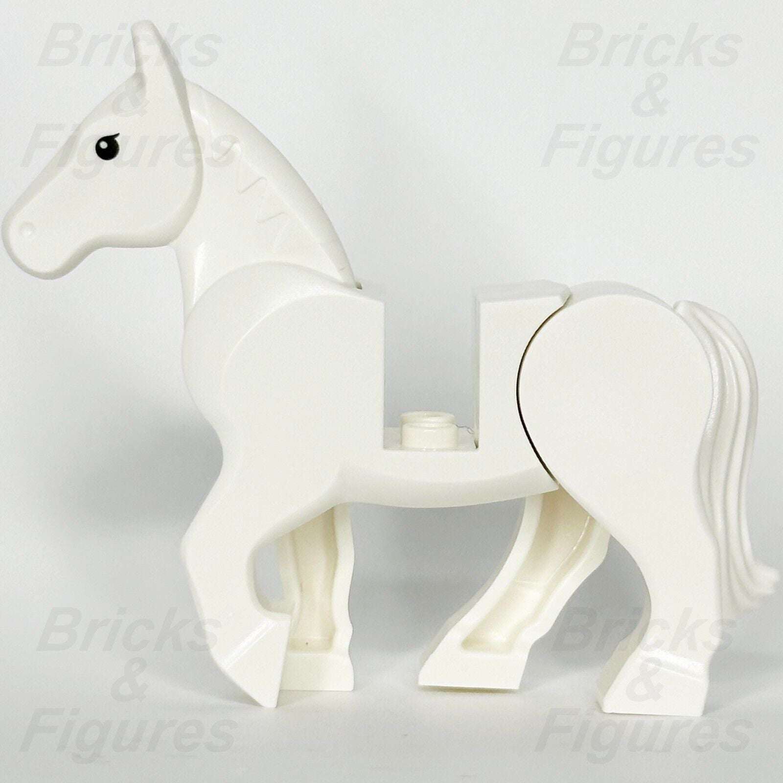 LEGO White Horse Minifigure Animal Part Movable Legs 76266 10352c01pb09 Minifig