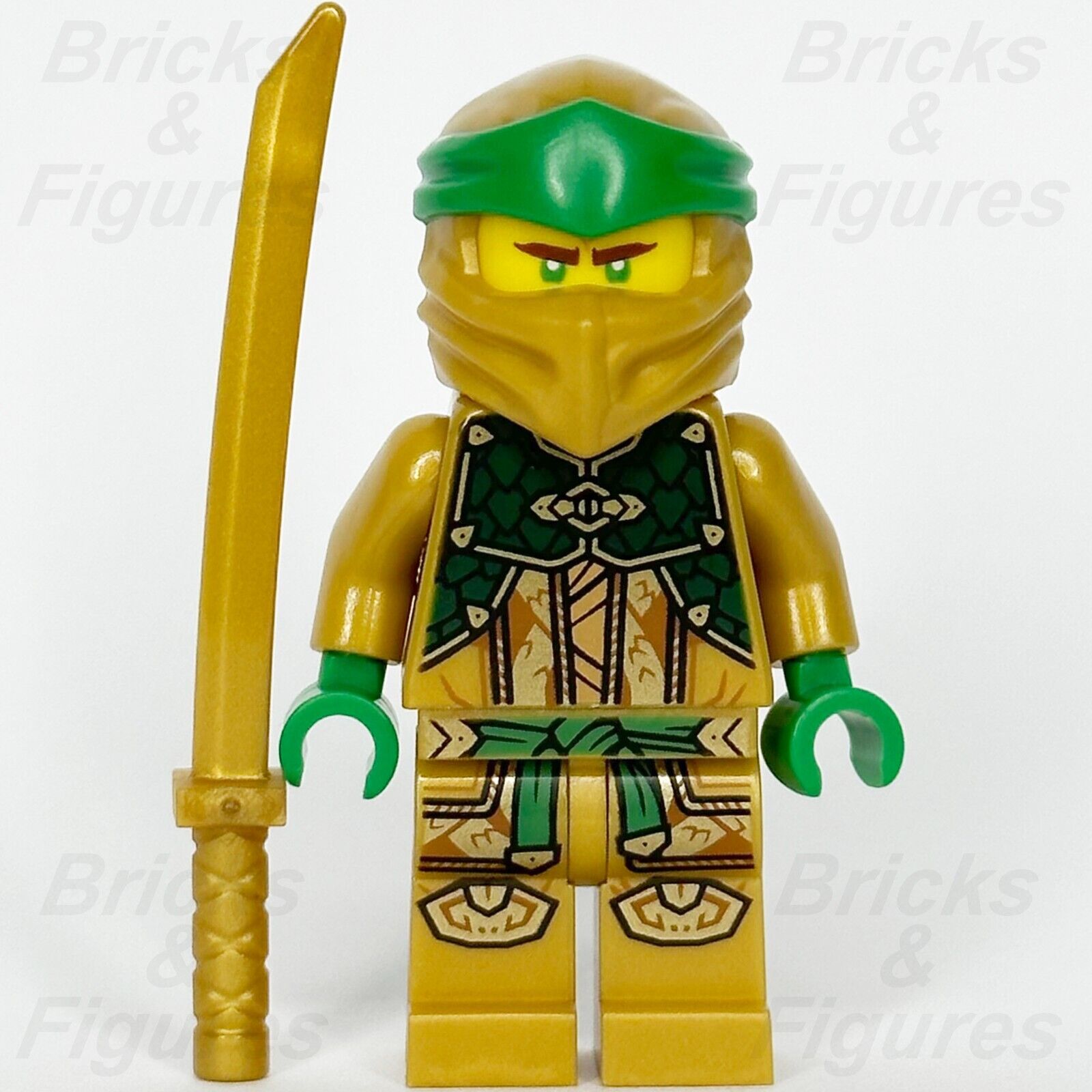 LEGO Ninjago Lloyd Golden Ninja Minifigure Core Green 71781 njo790 Minifig 2