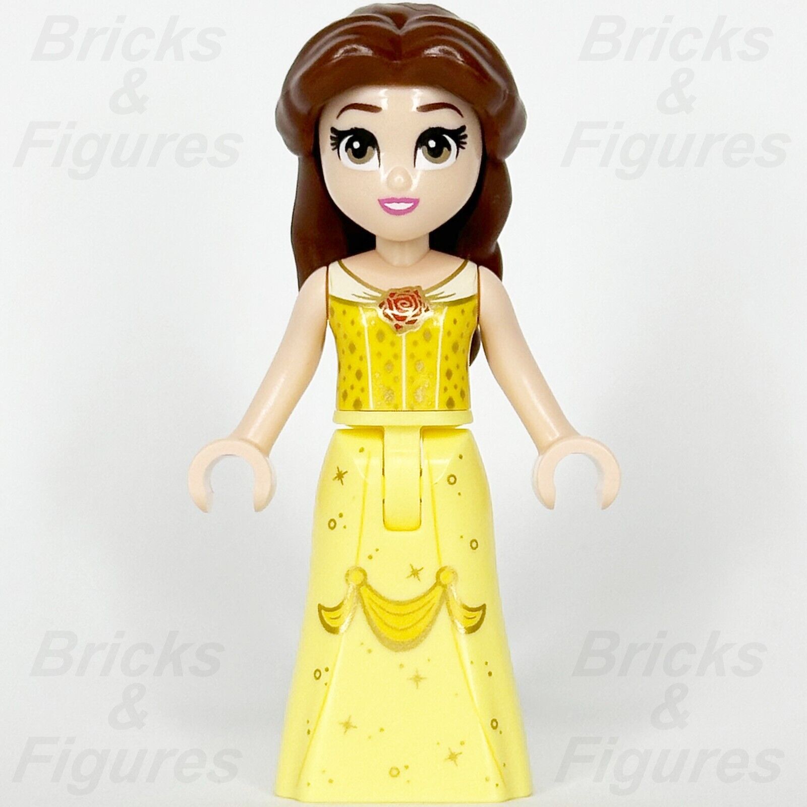 LEGO Disney Belle Minifigure Disney 100 Princess Beauty & The Beast 43215 dis123 - Bricks & Figures
