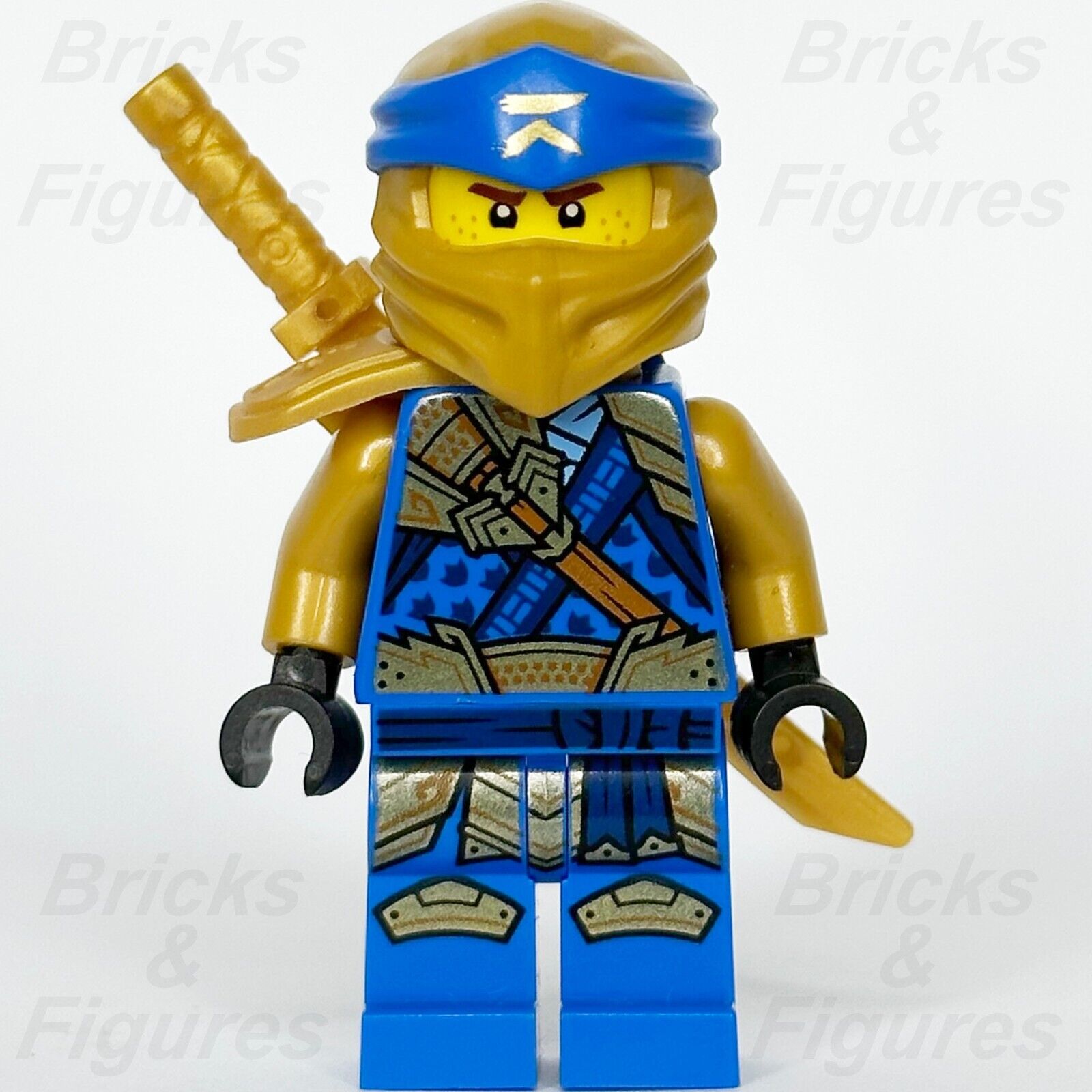 LEGO Ninjago Jay Minifigure (Golden Ninja) Crystalized 71775 71774 njo775 1