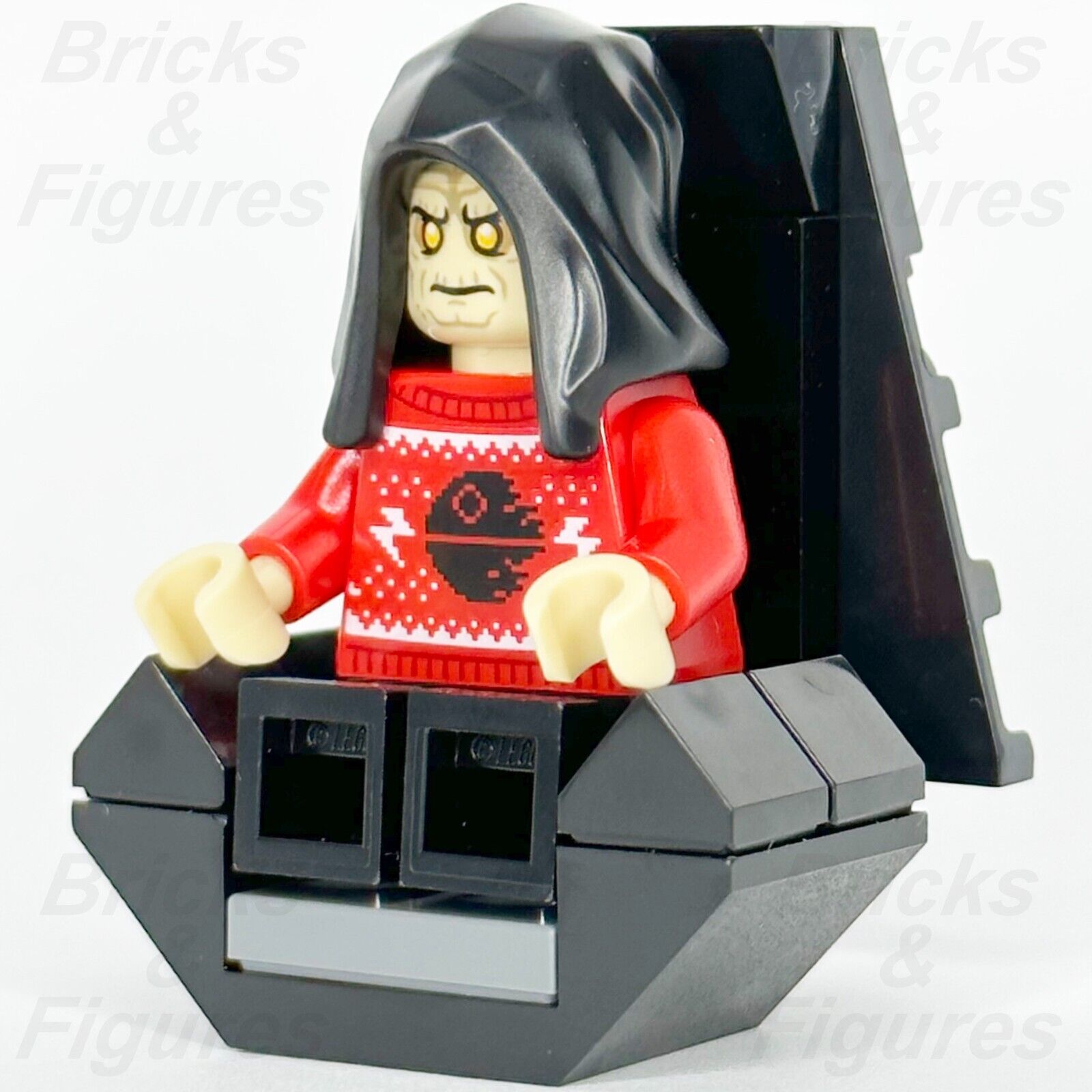 LEGO Star Wars Emperor Palpatine Minifigure with Throne Holiday Outfit 75366-21 4