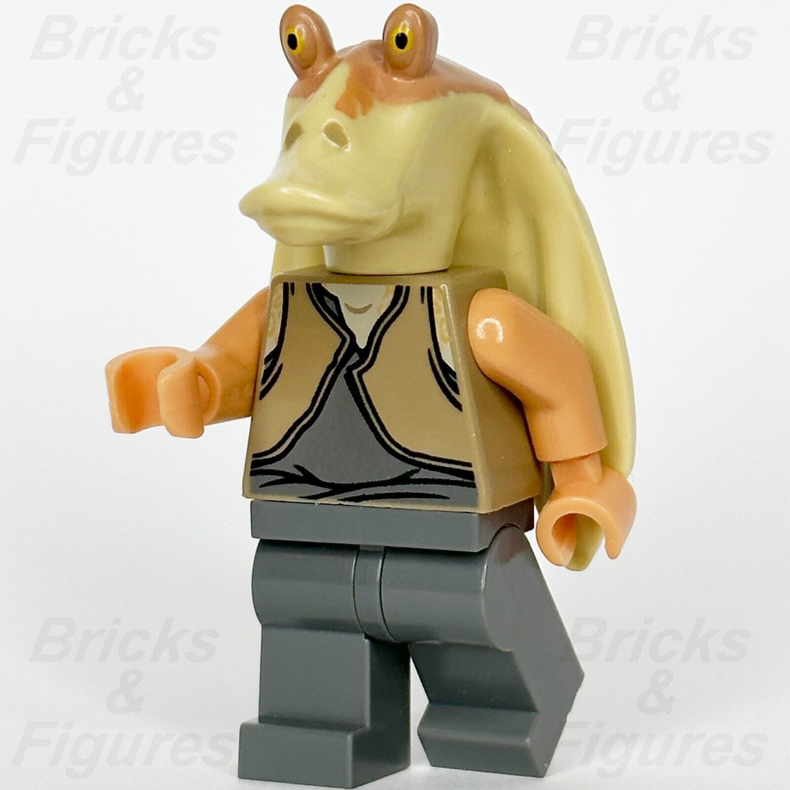 LEGO Star Wars Jar Jar Binks Minifigure Gungan General 75080 9499 7929 sw0301 1