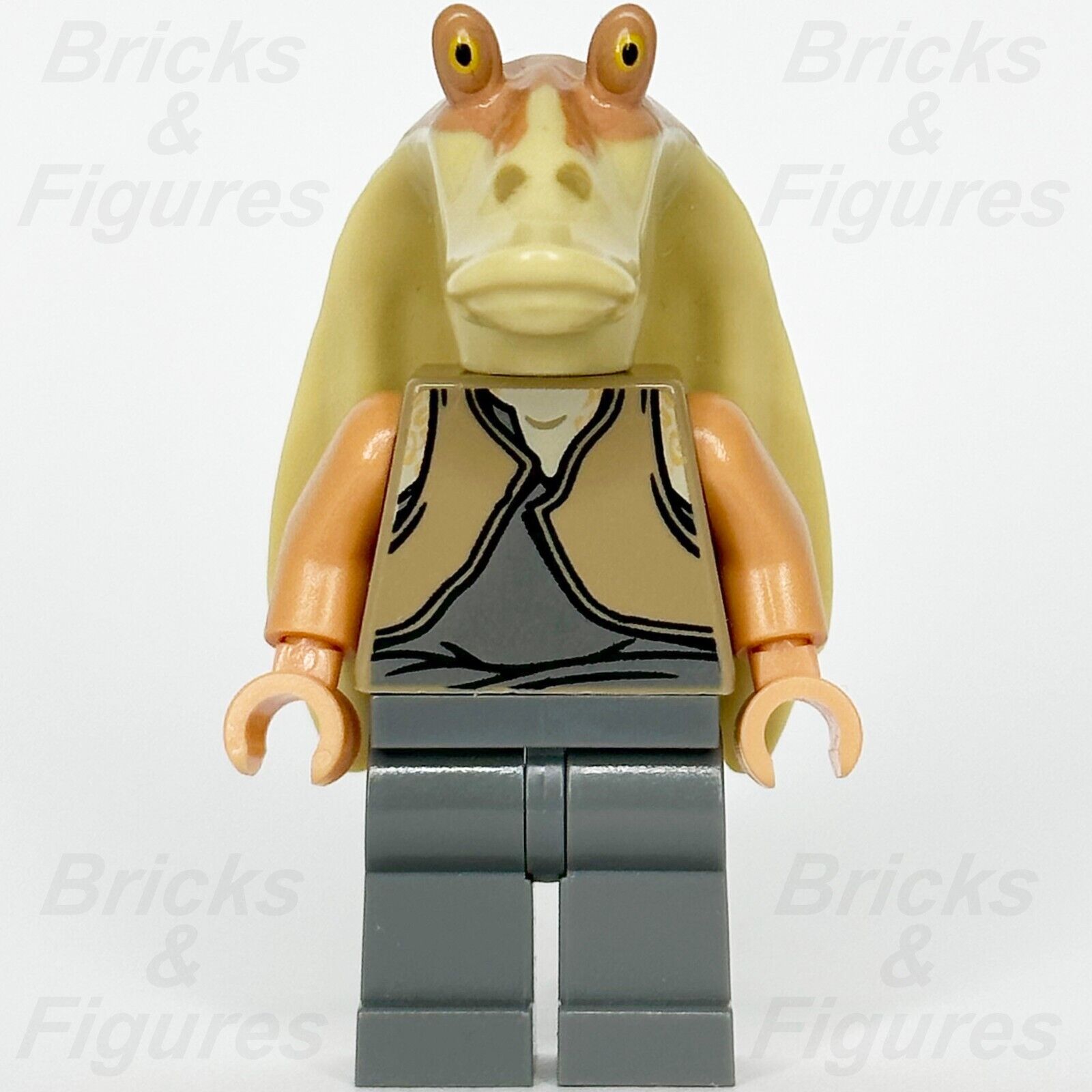 LEGO Star Wars Jar Jar Binks Minifigure Gungan General 75080 9499 7929 sw0301 2