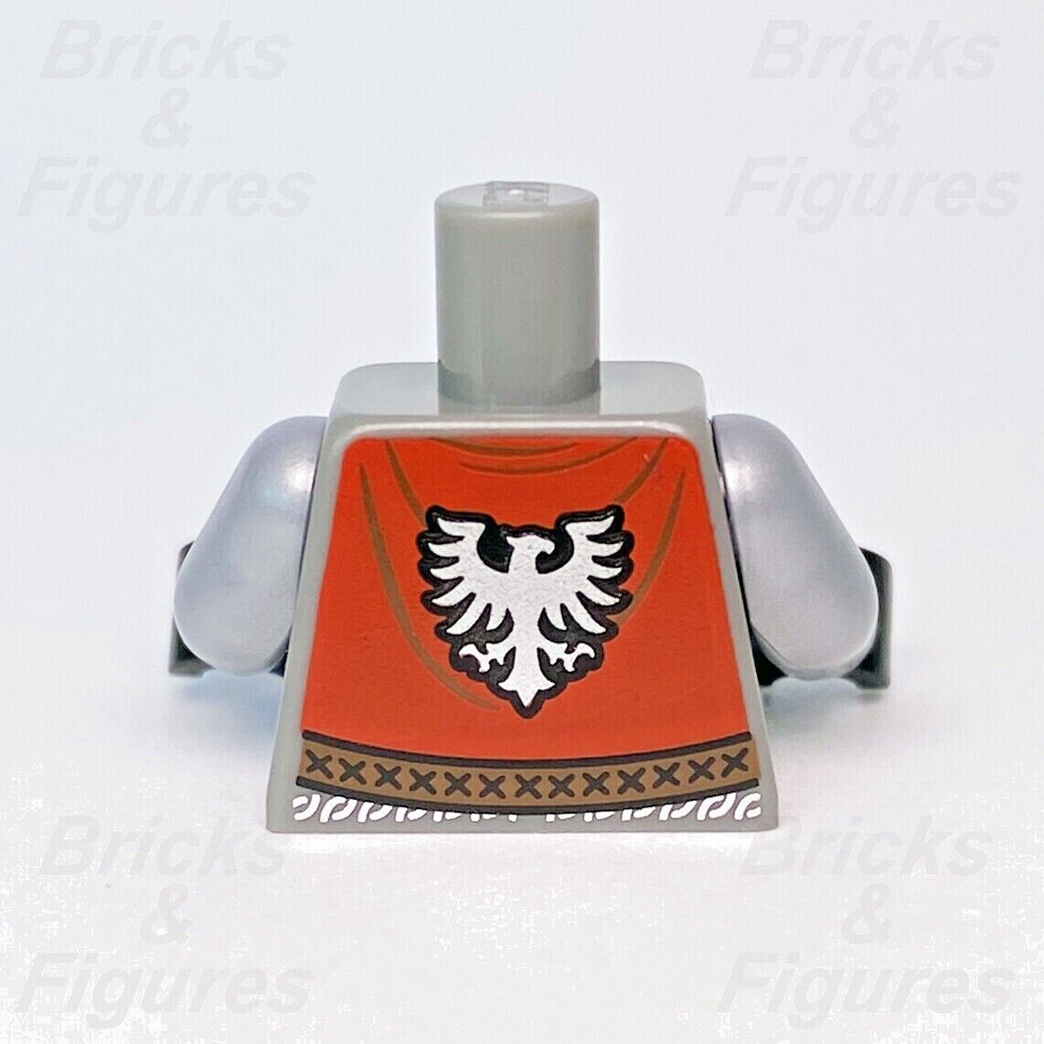 Castle LEGO Black Falcon Knight Torso Build-A-Minifigure BAM Minifigure Part - Bricks & Figures