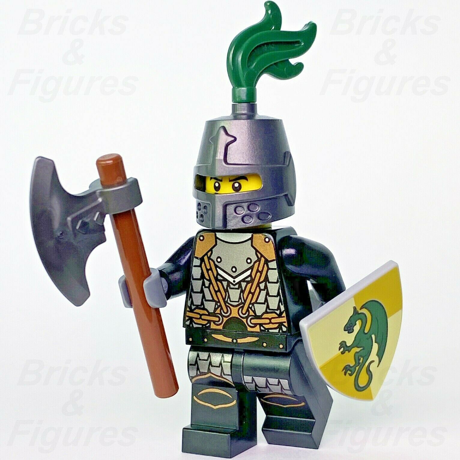 Castle LEGO Dragon Knight in Scale Mail Kingdoms Minifigure 6918 853373 cas493 - Bricks & Figures
