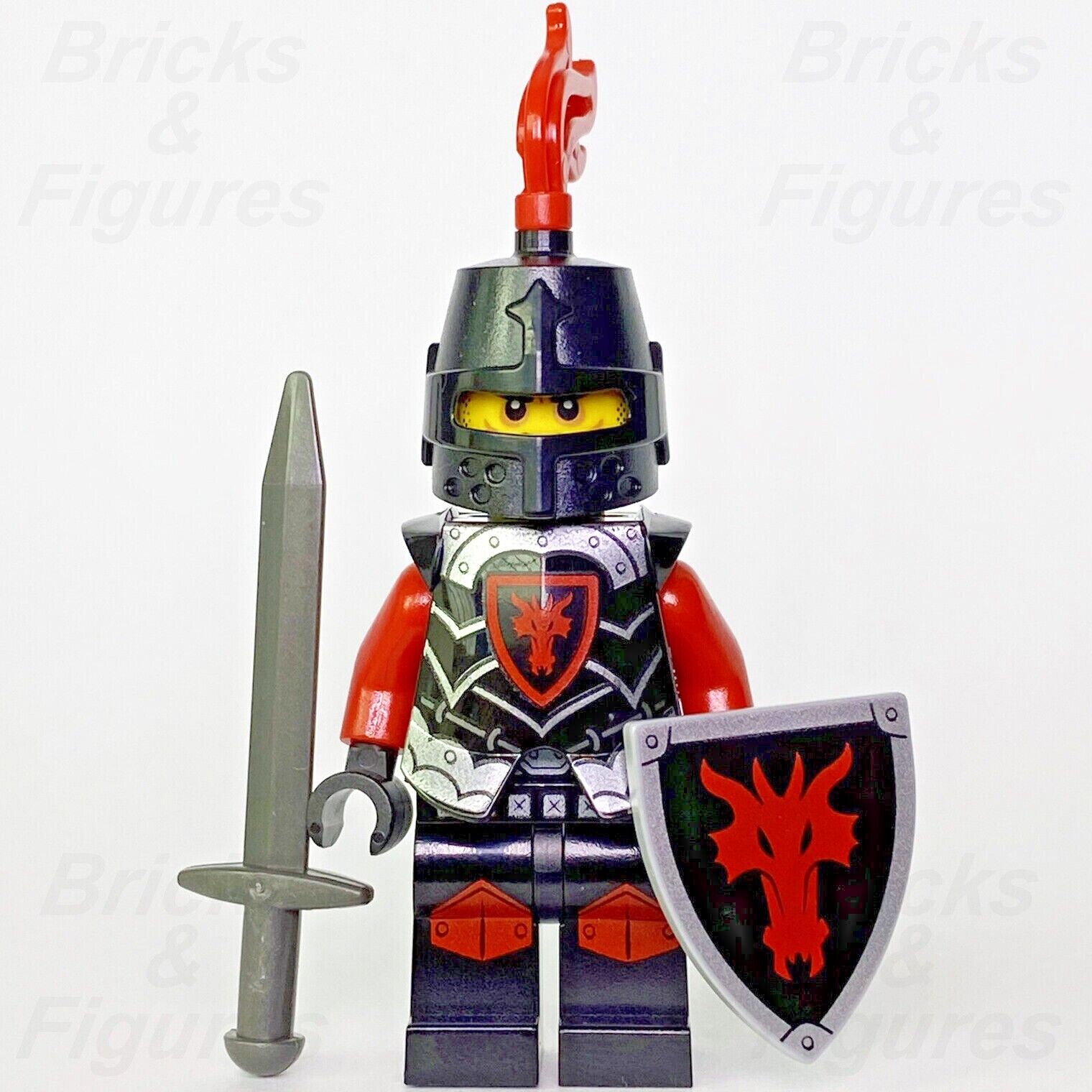 Castle LEGO Dragon Knight Sword & Shield Minifigure 70402 70404 850889 cas524 - Bricks & Figures