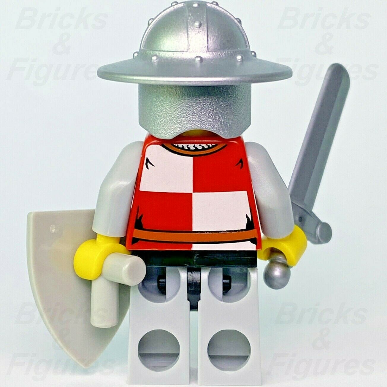 Castle LEGO Lion Knight Quarters with Sword & Shield Kingdoms Minifigure 853373 - Bricks & Figures
