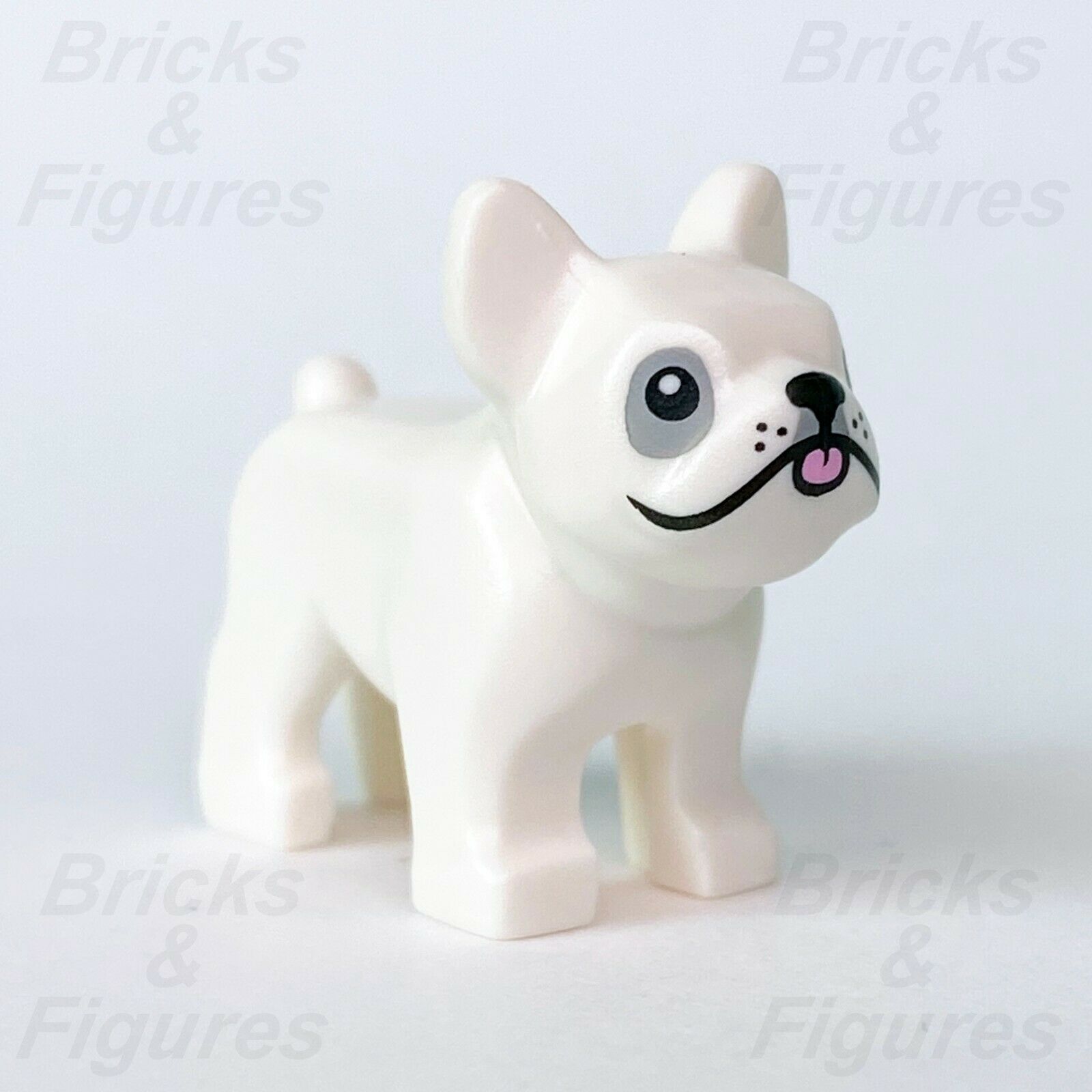 Collectible Minifigures LEGO French Bulldog Eye Patch Dog Animal Part 71025 - Bricks & Figures