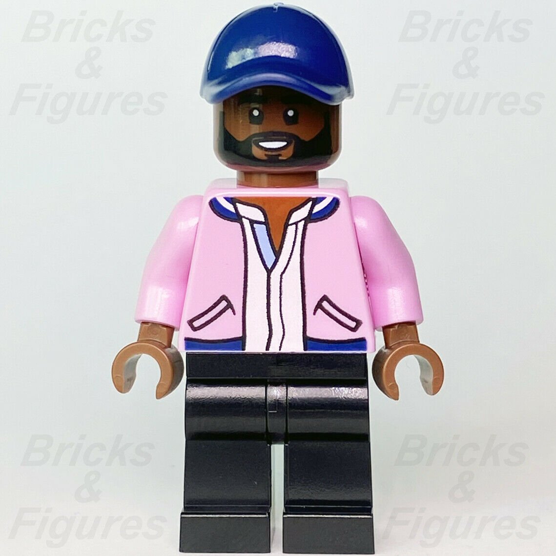 Creator Expert LEGO Karamo Karega Brown Queer Eye Fab 5 Minifigure 10291 que003 - Bricks & Figures
