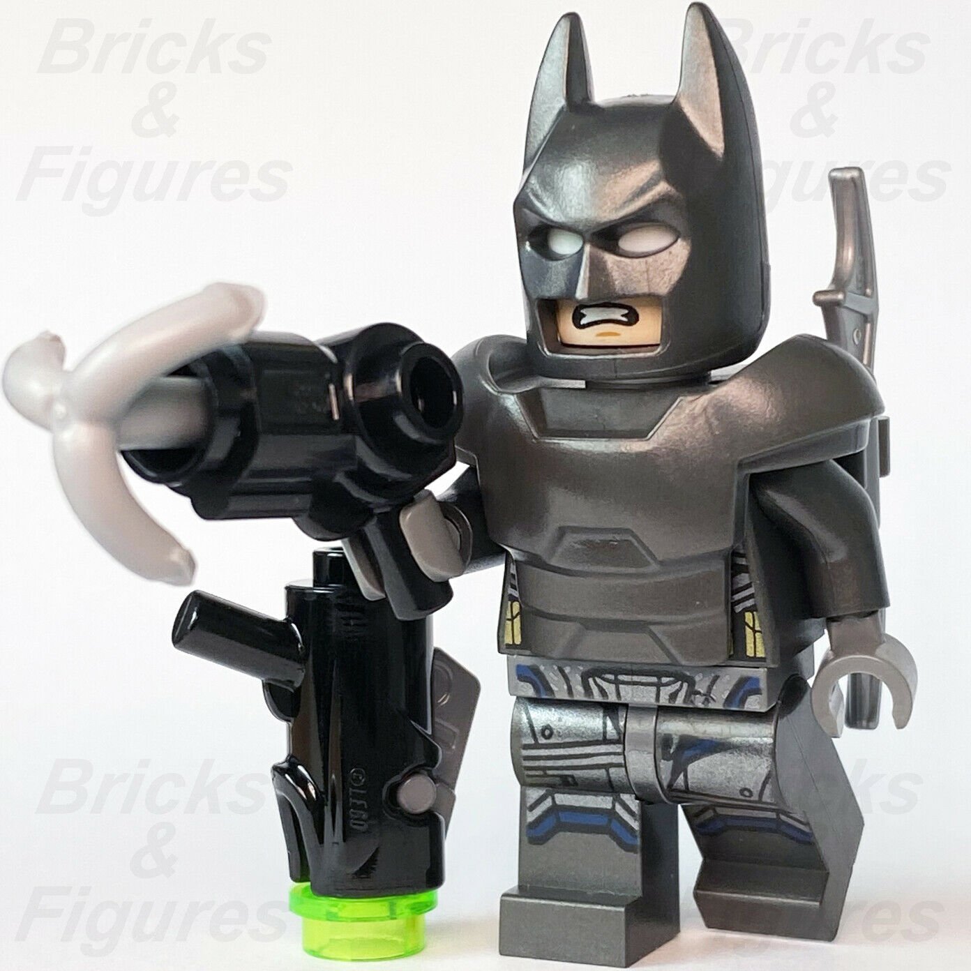 DC Super Heroes LEGO Batman Armored Dawn of Justice Minifigure 76044 Genuine - Bricks & Figures