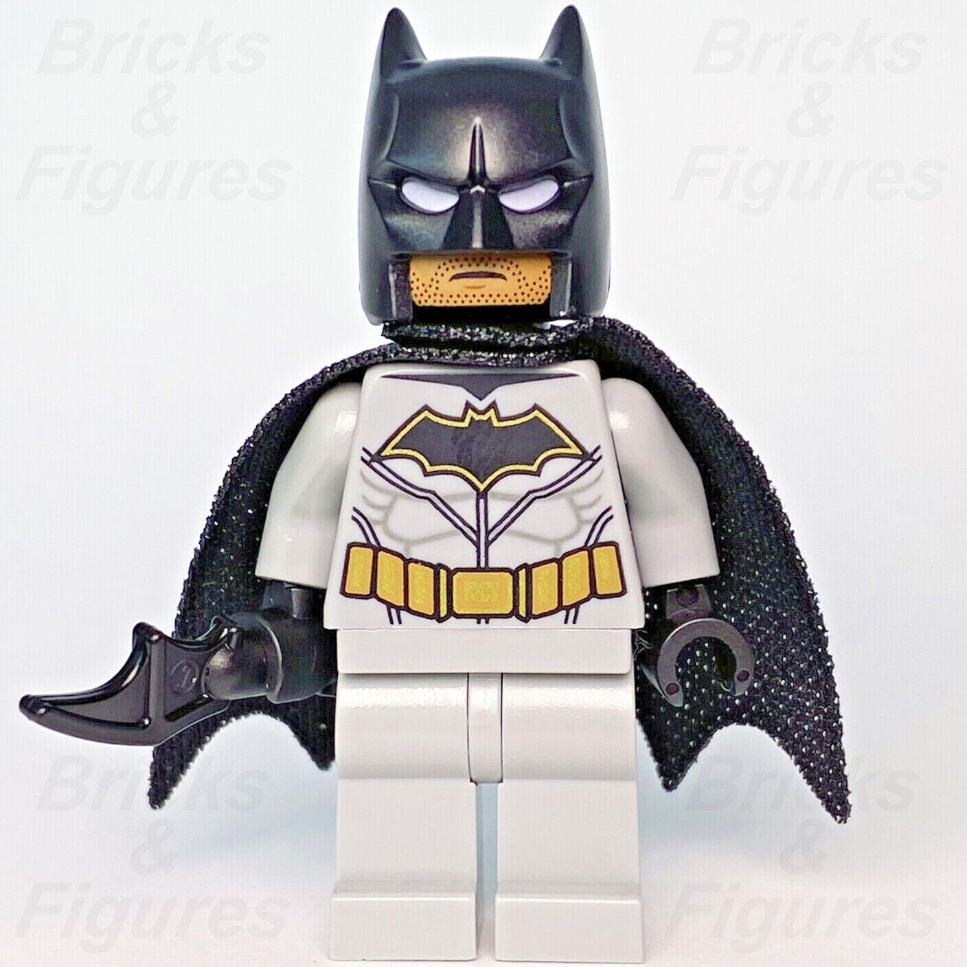 DC Super Heroes LEGO Batman Grey Suit Batman 2 Minifigure 211901 76111 sh531 - Bricks & Figures
