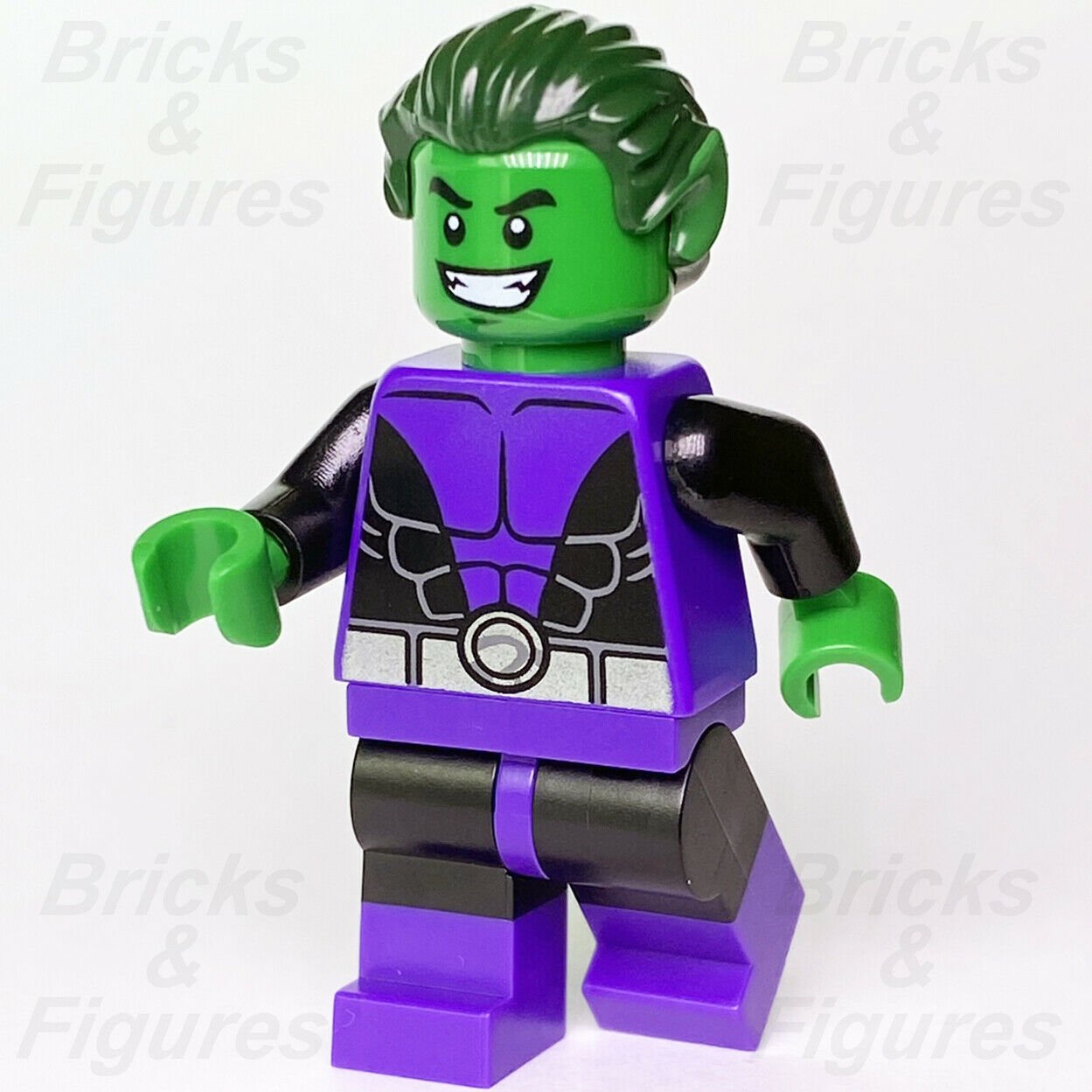 DC Super Heroes LEGO Beast Boy Garfield Logan Batman 2 Minifigure 76035 sh198 - Bricks & Figures