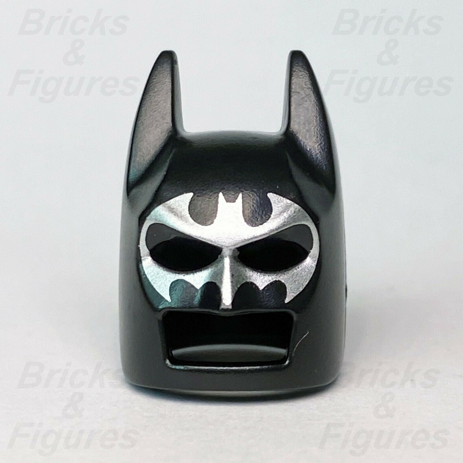 DC Super Heroes LEGO Glam Metal Batman Helmet Mask The Movie Part 71017 - Bricks & Figures