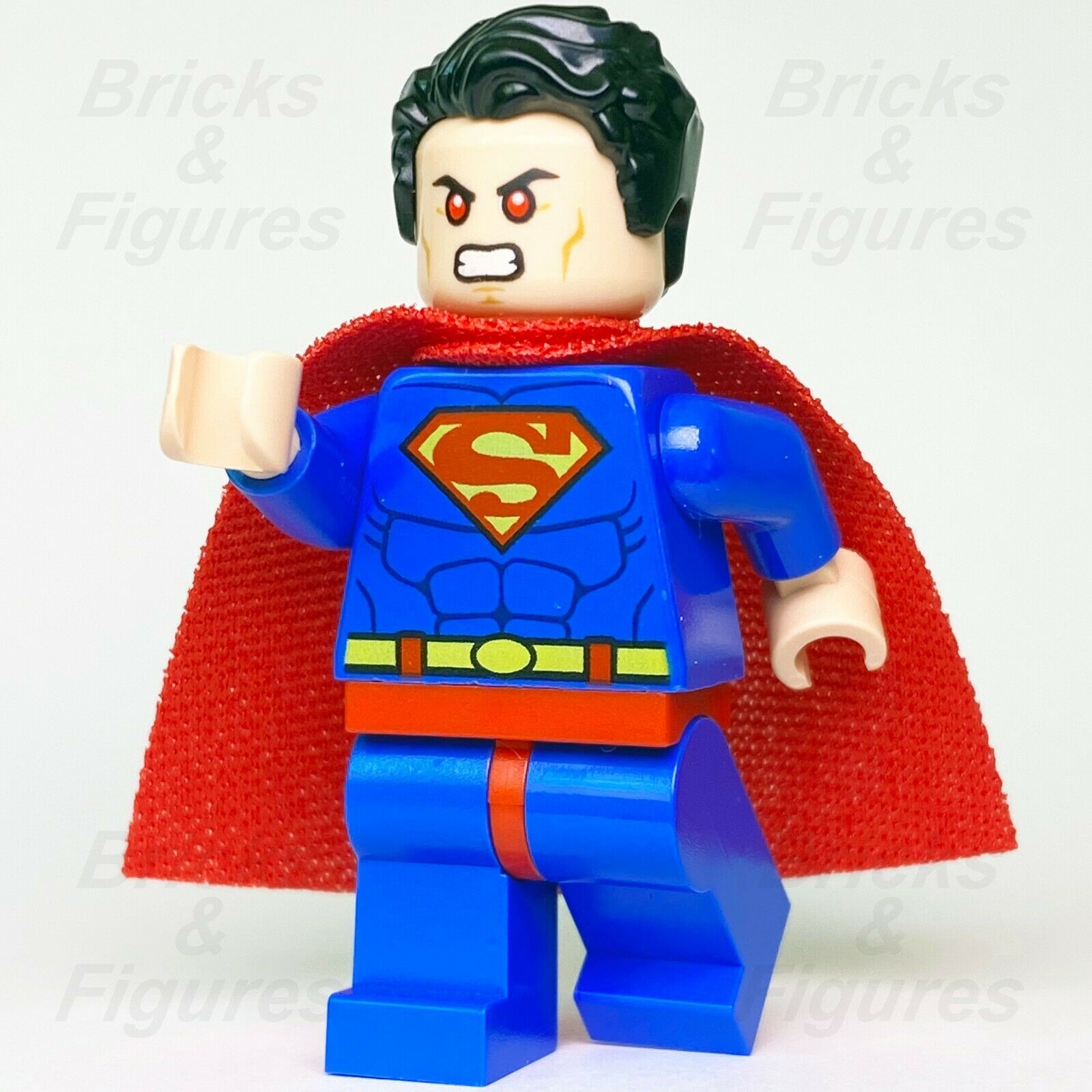 DC Super Heroes LEGO Superman Clark Kent Justice League Blue Suit Minifig 76096 - Bricks & Figures