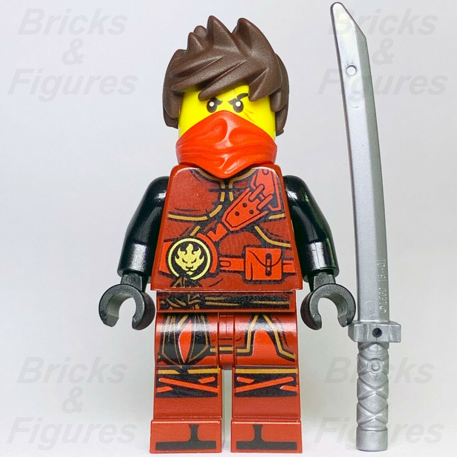 Genuine Ninjago LEGO Fire Ninja Kai Hands of Time Minifigure 70621 - Bricks & Figures