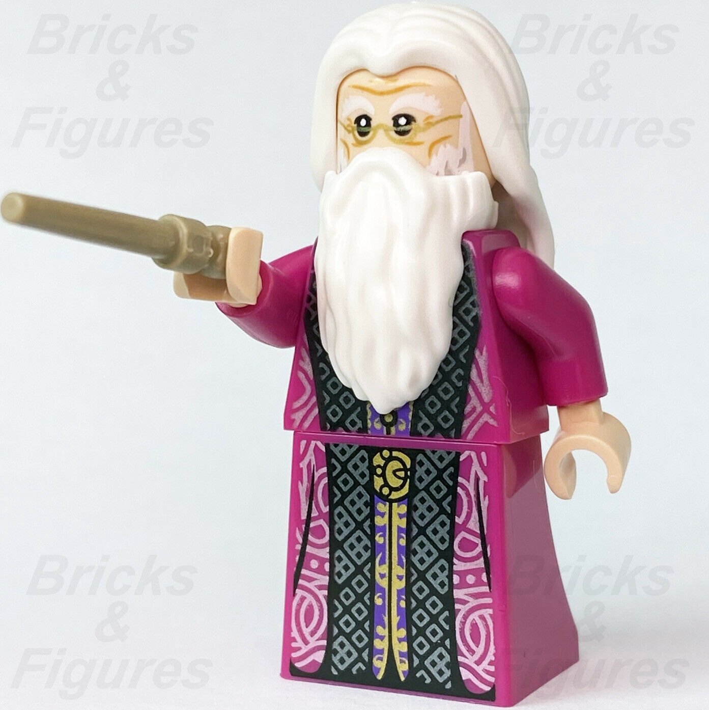 Harry Potter LEGO Albus Dumbledore Chamber of Secrets Minifigure 76389 hp303 - Bricks & Figures