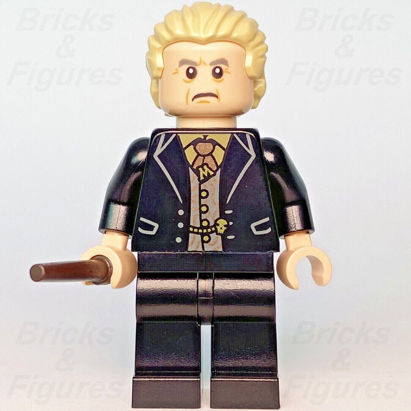 Harry Potter LEGO Corban Yaxley Deathly Hallows Wizard Minifigure 76403 hp357 - Bricks & Figures