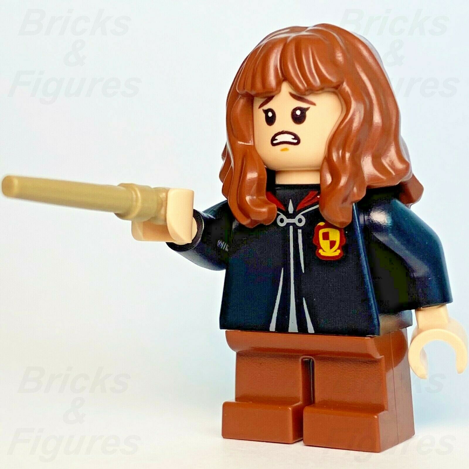 Harry Potter LEGO Hermione Granger Gryffindor Robe Witch Minifigure 75978 hp253 - Bricks & Figures