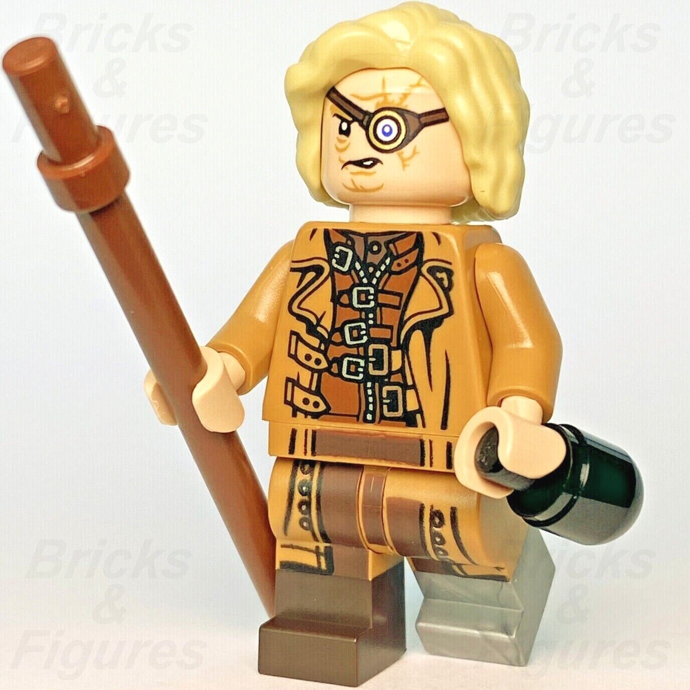 Harry Potter LEGO Professor Mad-Eye Moody, Alastor Minifigure 76397 hp329 New - Bricks & Figures