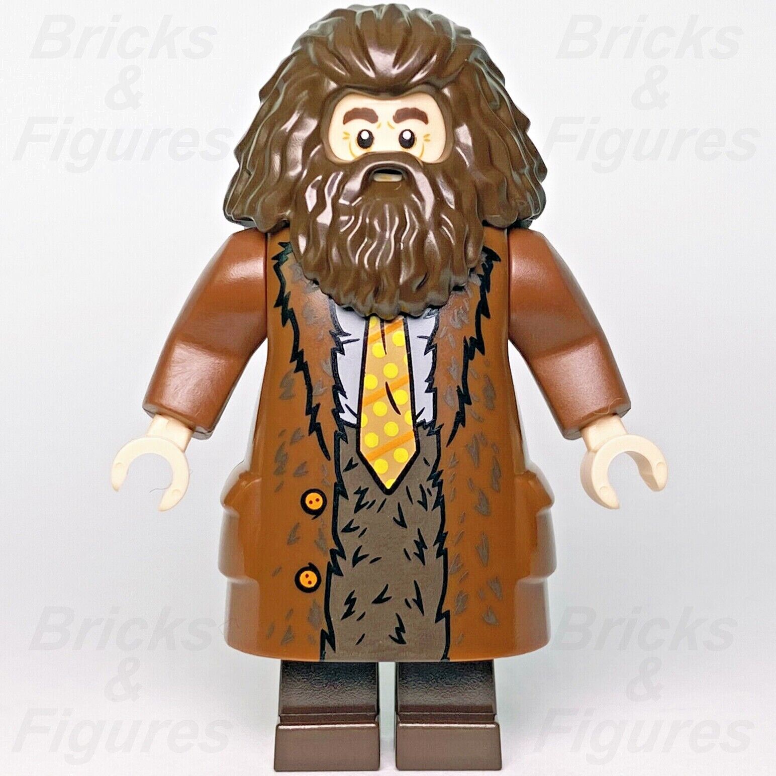 Harry Potter LEGO Rubeus Hagrid Minifigure Professor Wizard 75958 hp200 Genuine - Bricks & Figures