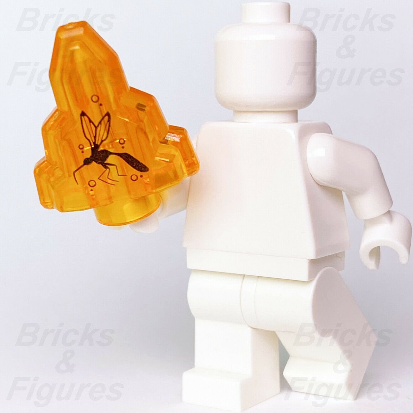 Jurassic World LEGO Black Mosquito in Amber Crystal Part Dinosaur DNA 75919 - Bricks & Figures