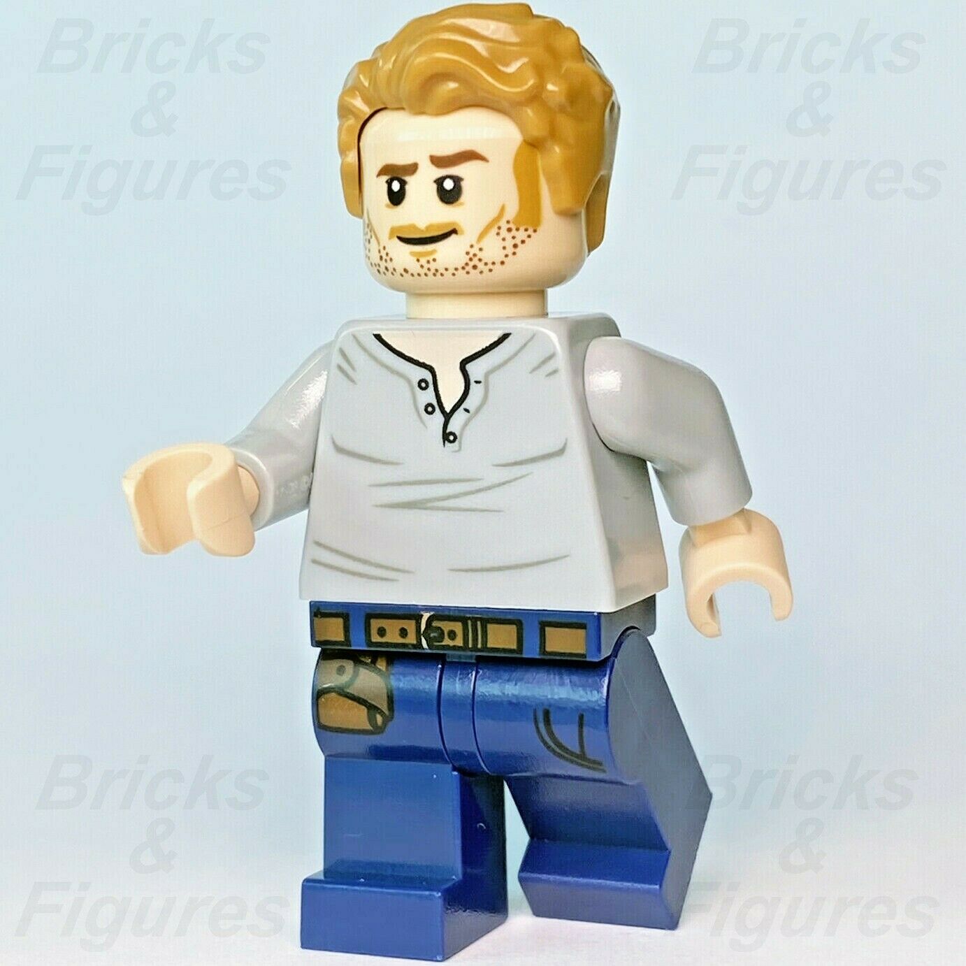 Jurassic World LEGO Owen Grady Legend of Isla Nublar Minifigure 75937 75938 - Bricks & Figures