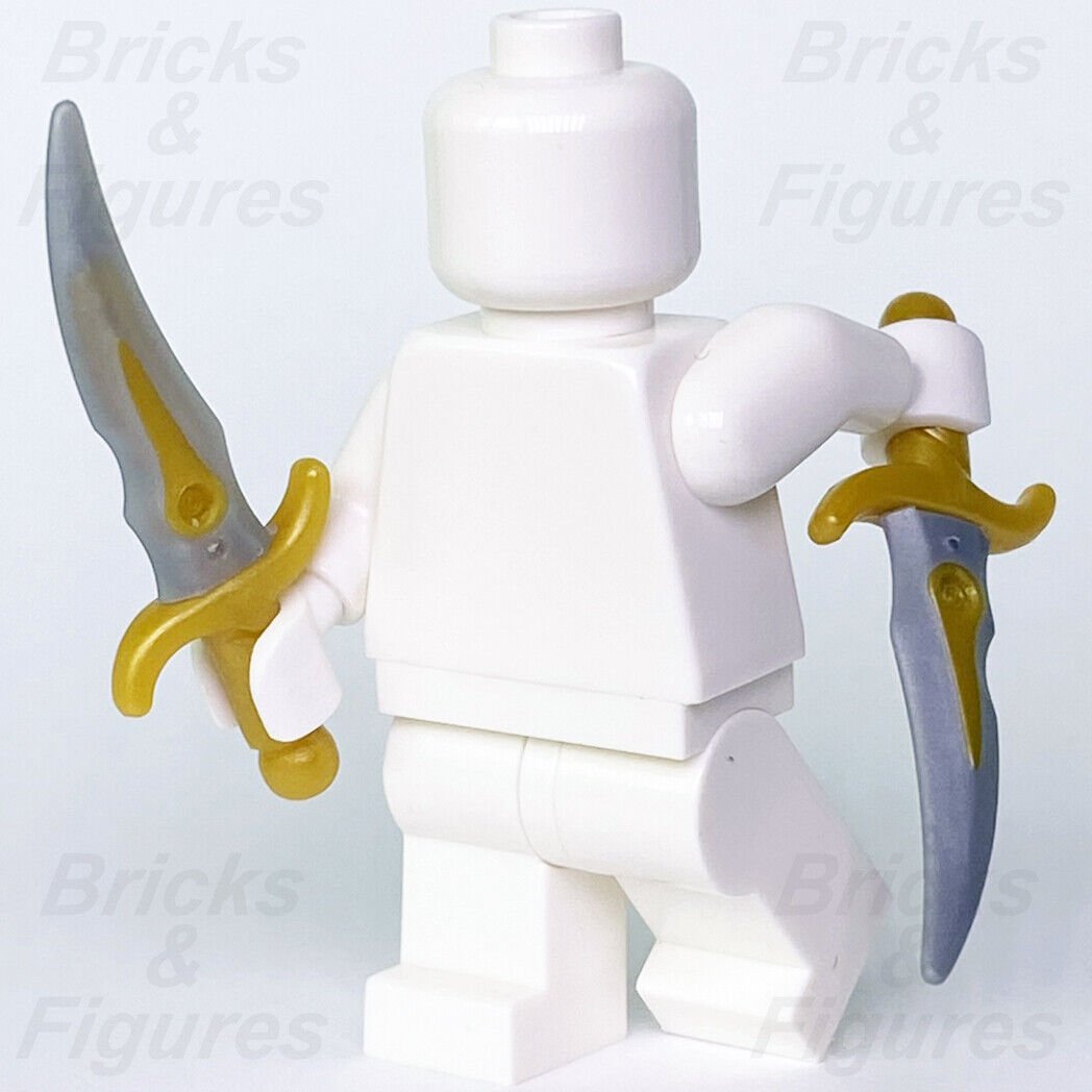 LEGO 2 x Elven Dagger Blades Minifigure Weapon Parts The Hobbit 88288c01 Elvish - Bricks & Figures