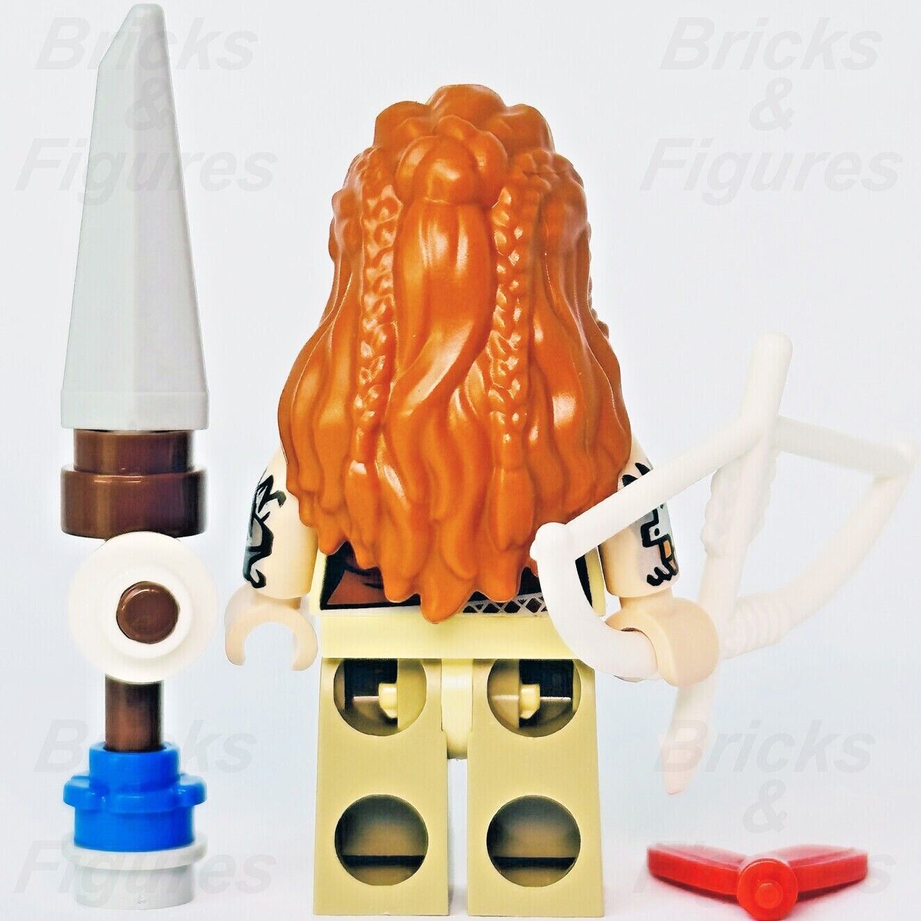 LEGO Aloy Minifigure Horizon Forbidden West with Spear & Bow 76989 hfw001 New - Bricks & Figures