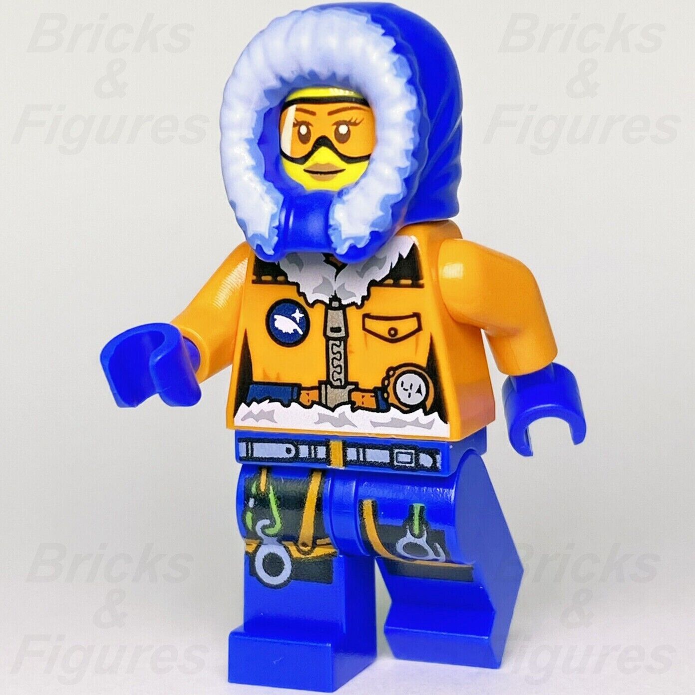 LEGO Arctic Explorer Female Minifigure Town City 60036 60034 60064 cty0491 New - Bricks & Figures