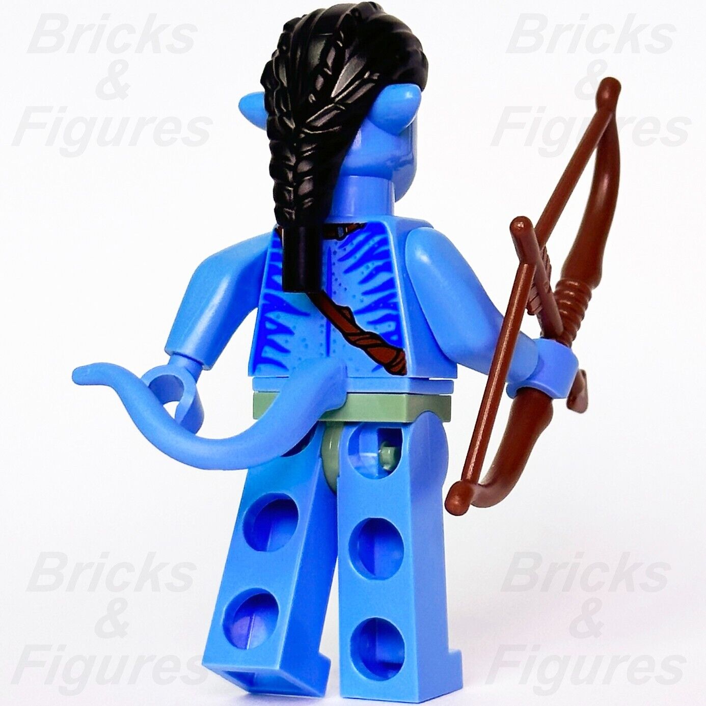 LEGO Avatar Jake Sully Na'vi Form Minifigure with Bow 75573 avt011 Minifig New - Bricks & Figures