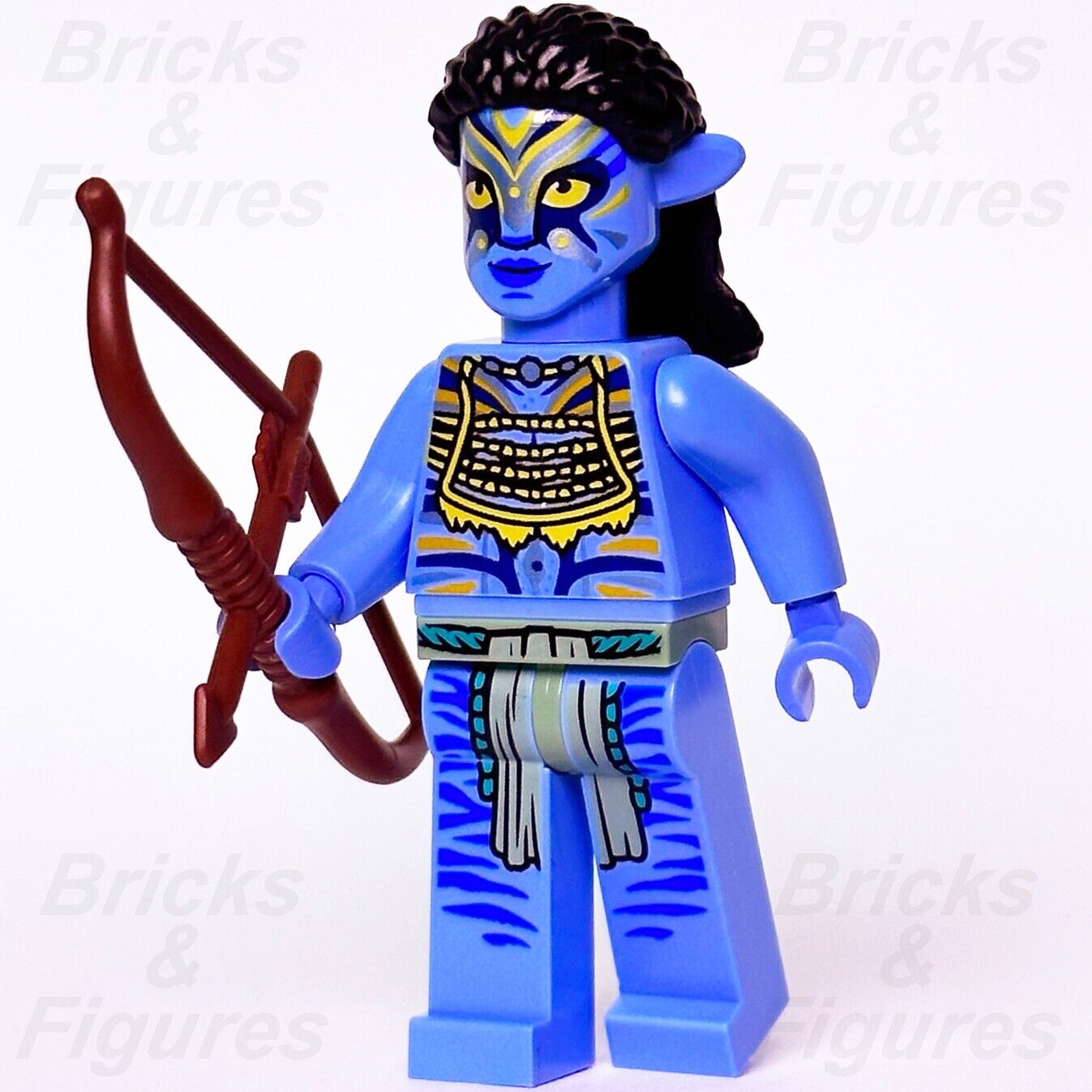 LEGO Avatar Neytiri Na'vi Minifigure with Bow 75571 avt001 Minifig New Genuine - Bricks & Figures