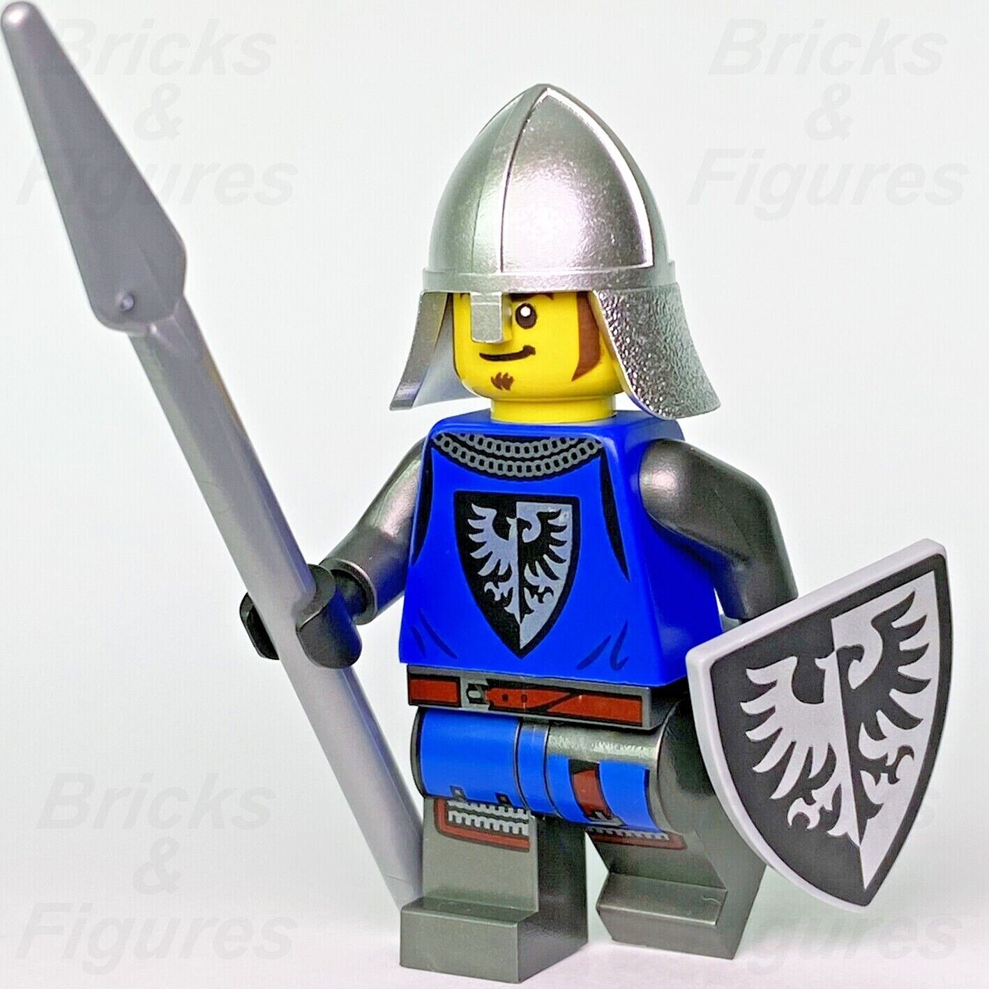 LEGO Black Falcon Guard Castle in the Forest Minifigure & Shield 910001 adp012 - Bricks & Figures