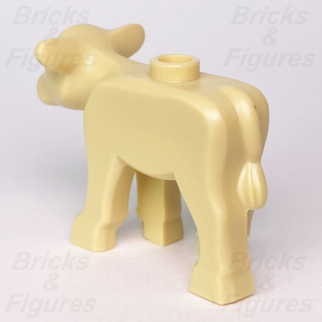 LEGO Calf Baby Cow Tan City Town Farm Animal Part Minifigure 60346 Genuine New - Bricks & Figures