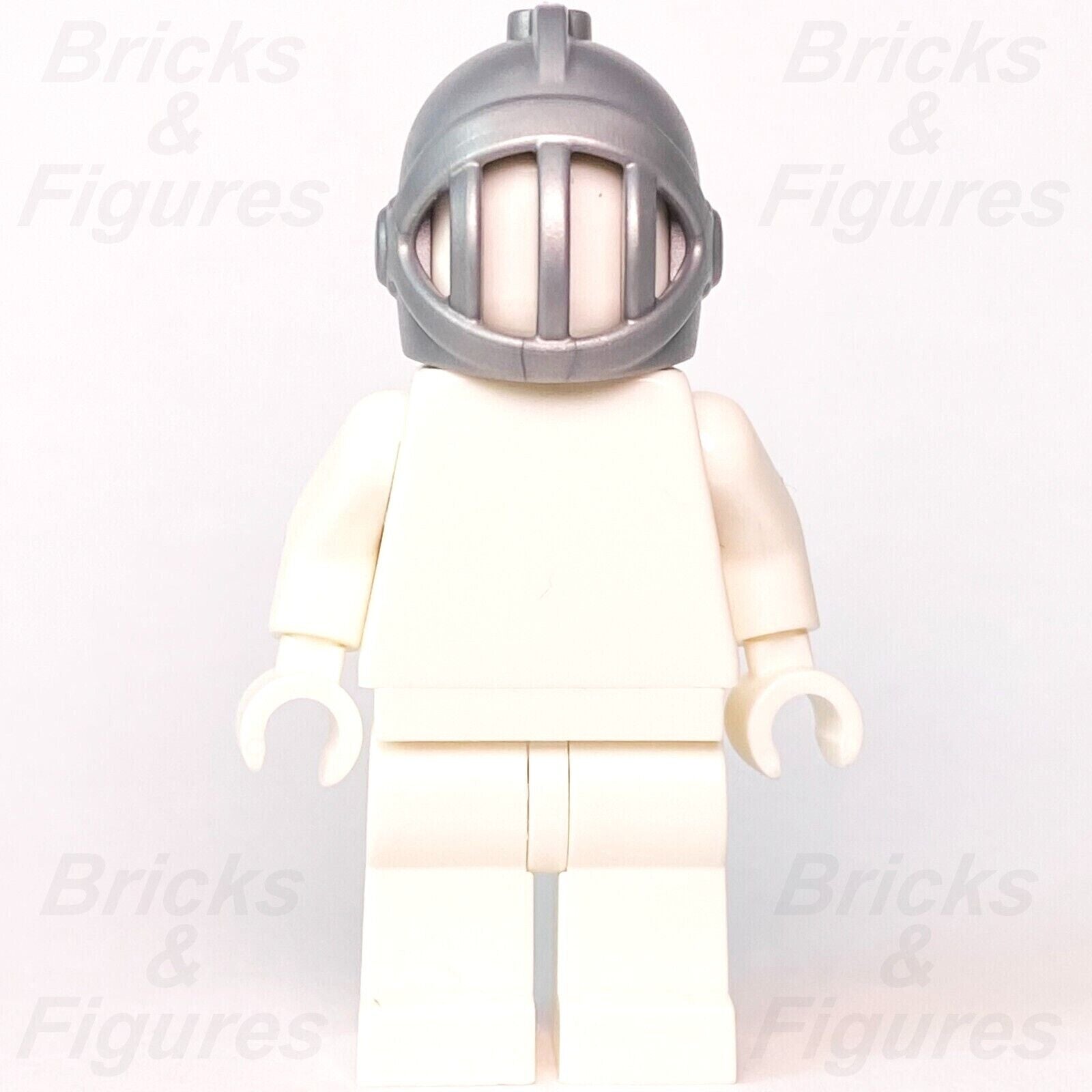 LEGO Castle Knight Fixed Face Grille Helmet Minifigure Part X167 59858 4503 New - Bricks & Figures