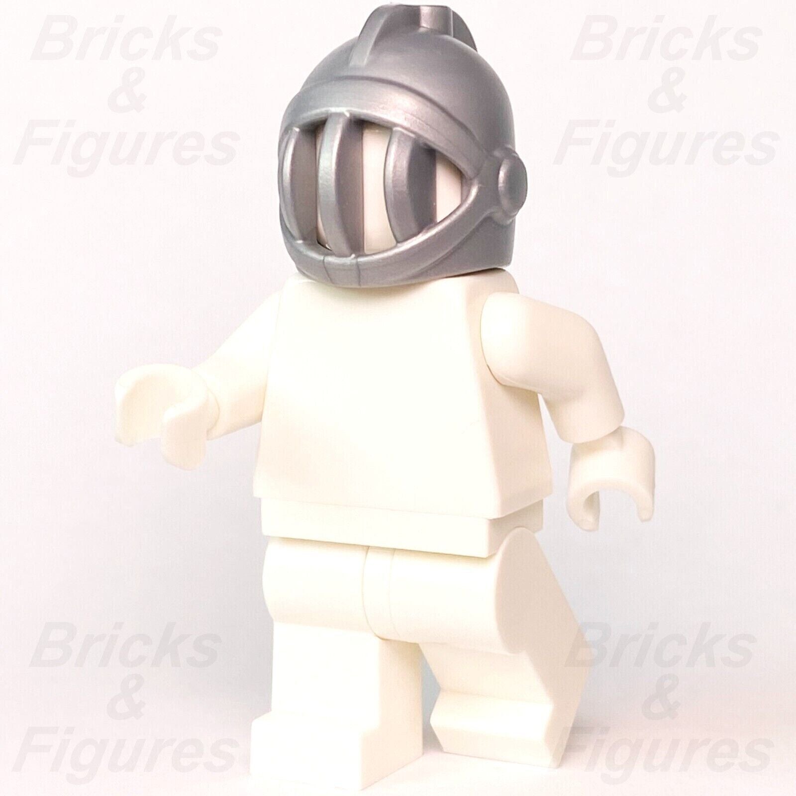 LEGO Castle Knight Fixed Face Grille Helmet Minifigure Part X167 59858 4503 New - Bricks & Figures