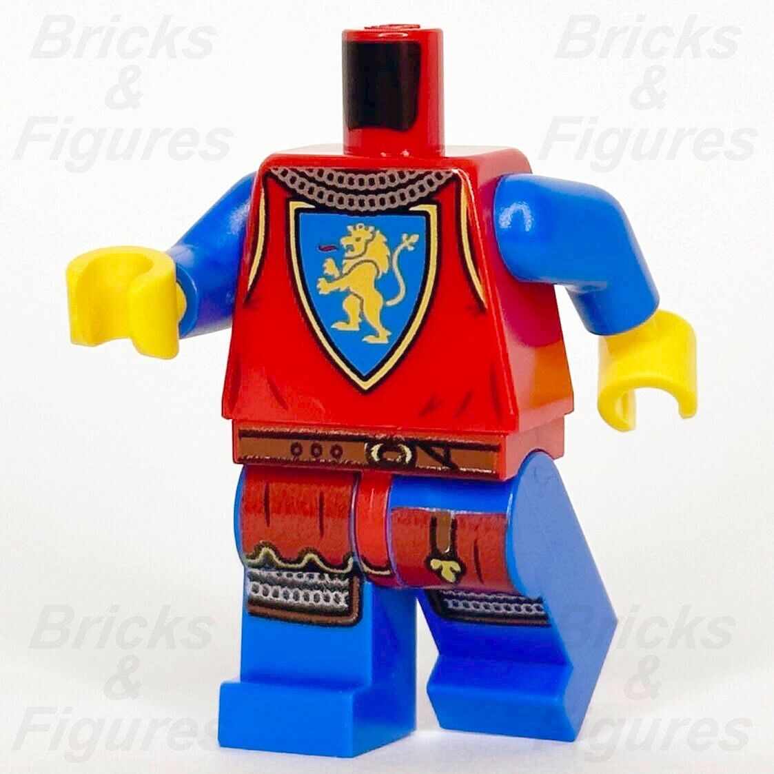 LEGO Castle Lion Knight Torso & Legs Minifigure Body Parts Soldier 10305 New - Bricks & Figures