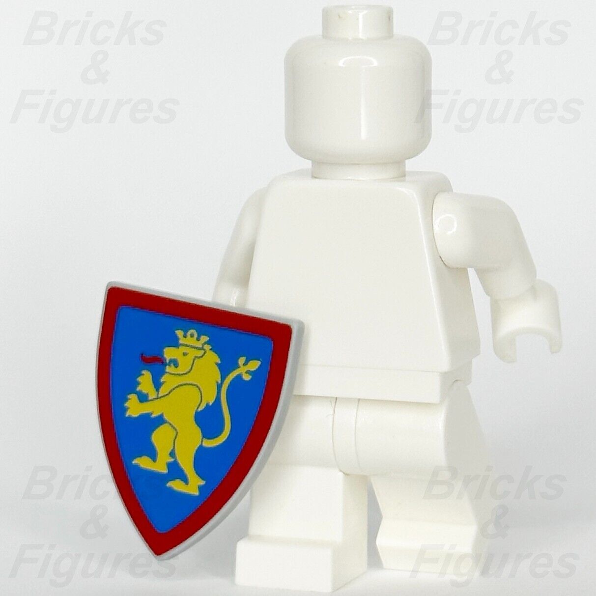 LEGO Castle Lion Knights Shield Minifigure Weapon Part Yellow Lion 10305 x 1 - Bricks & Figures