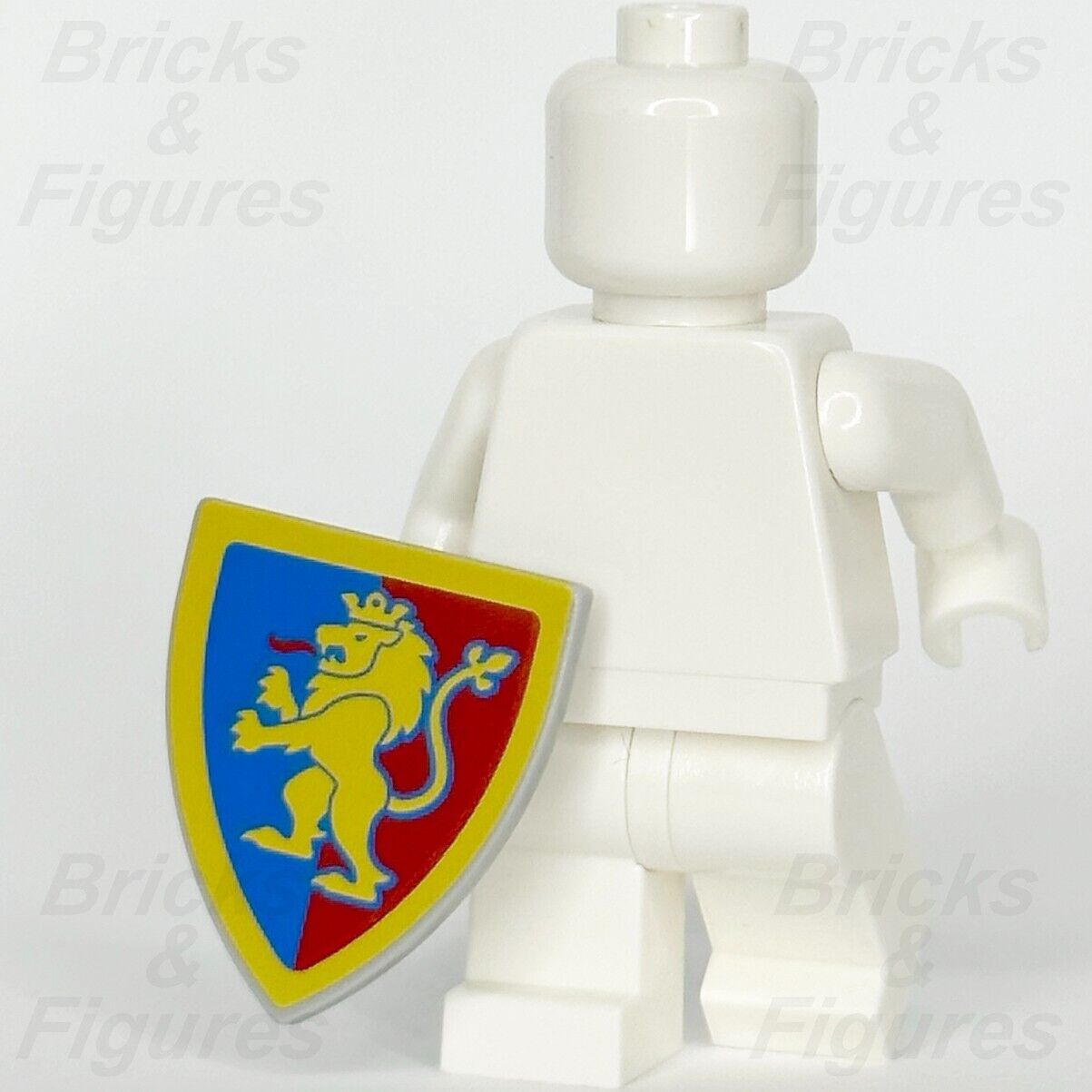LEGO Castle Royal Lion Knights Shield Minifigure Weapon Part Yellow 10305 x 1 - Bricks & Figures
