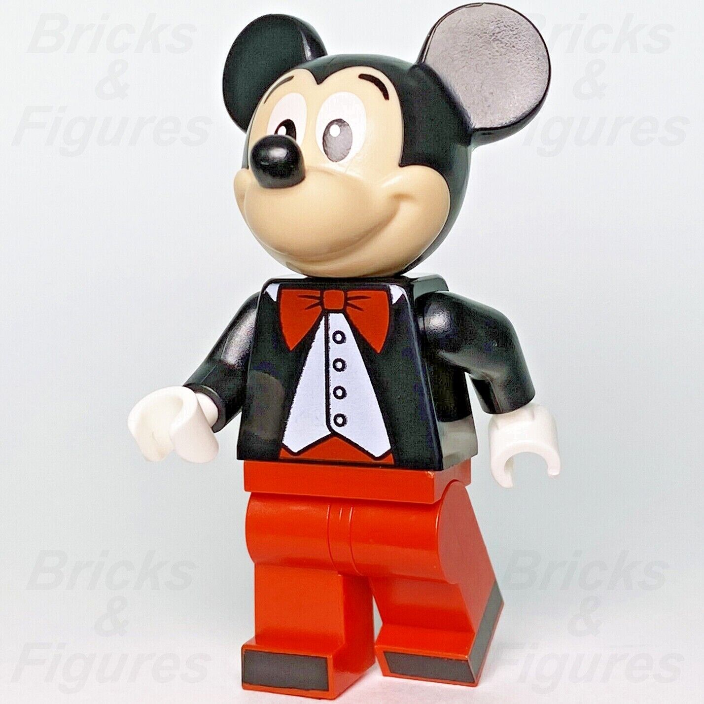 LEGO Disney Mickey Mouse Minifigure with Tuxedo Jacket Red Bow Tie 40478 dis057 - Bricks & Figures
