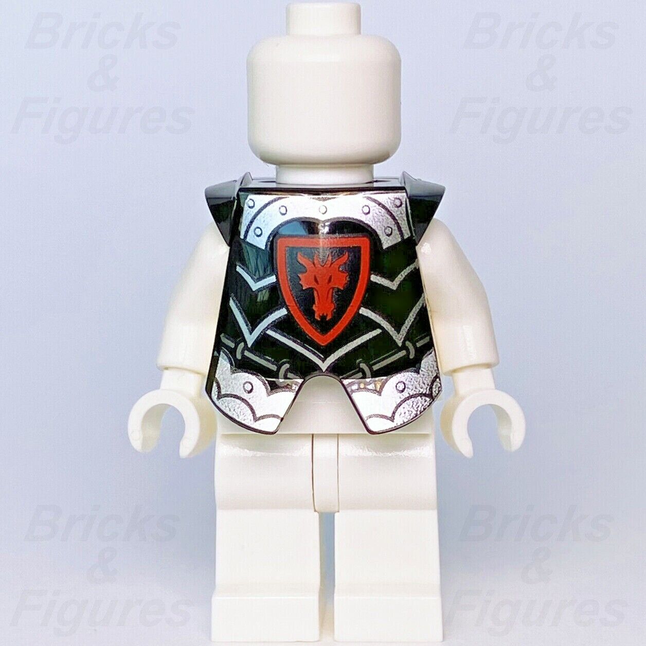 LEGO Dragon Head Breastplate Armour Castle Knight Minifigure Part 2587pb33 New - Bricks & Figures