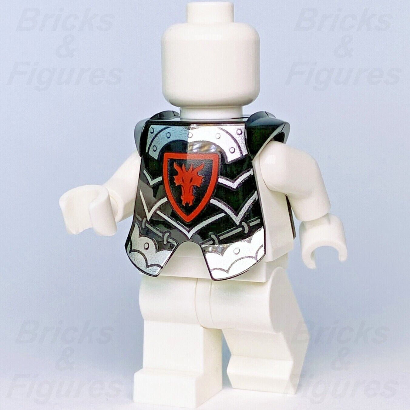 LEGO Dragon Head Breastplate Armour Castle Knight Minifigure Part 2587pb33 New - Bricks & Figures