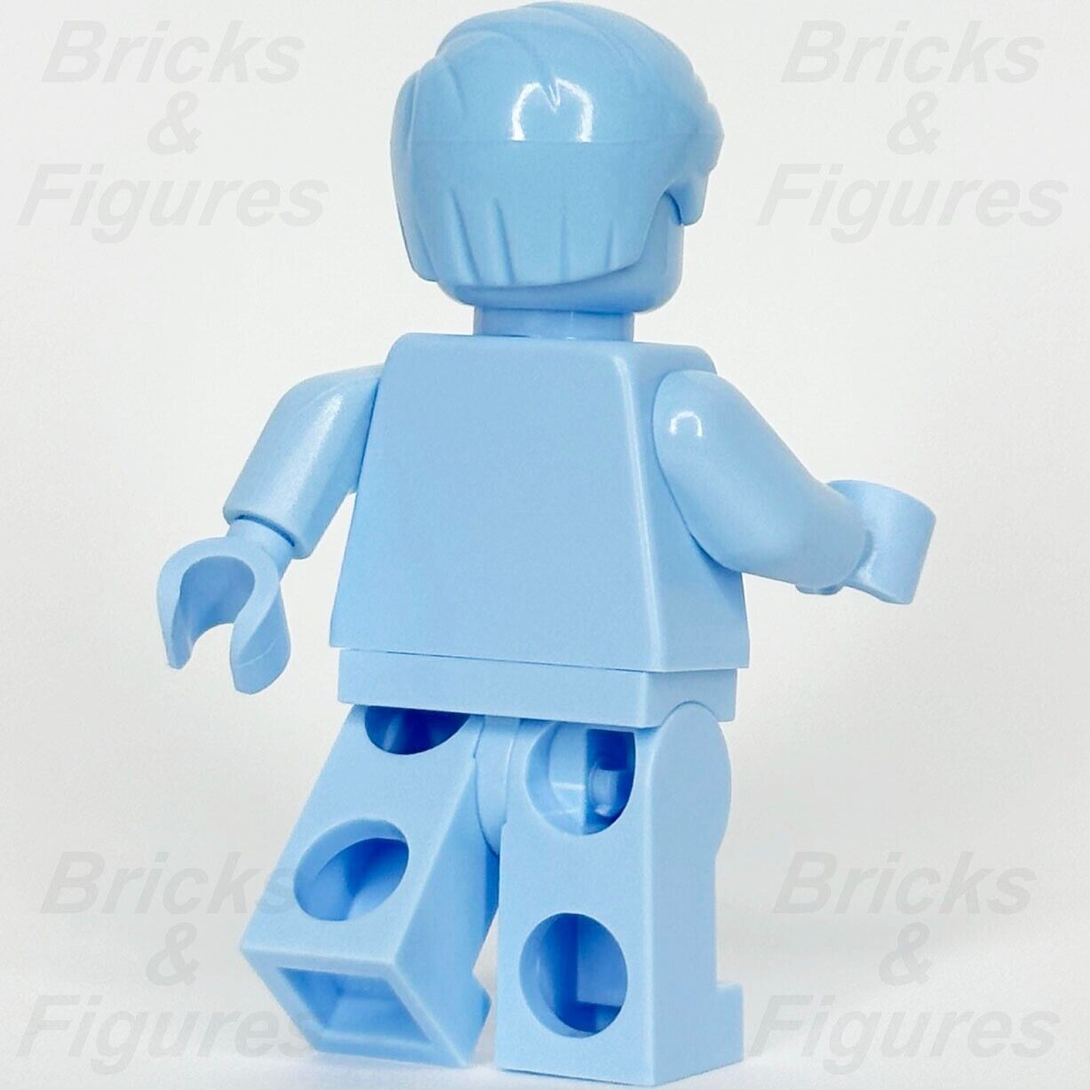 LEGO Everyone is Awesome Bright Light Blue Minifigure Monochrome 40516 tls108 - Bricks & Figures