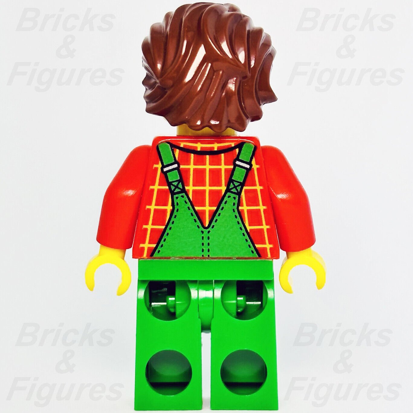 LEGO Farmer Male Town City Farm Minifigure with Green Overalls 60287 cty1227 - Bricks & Figures