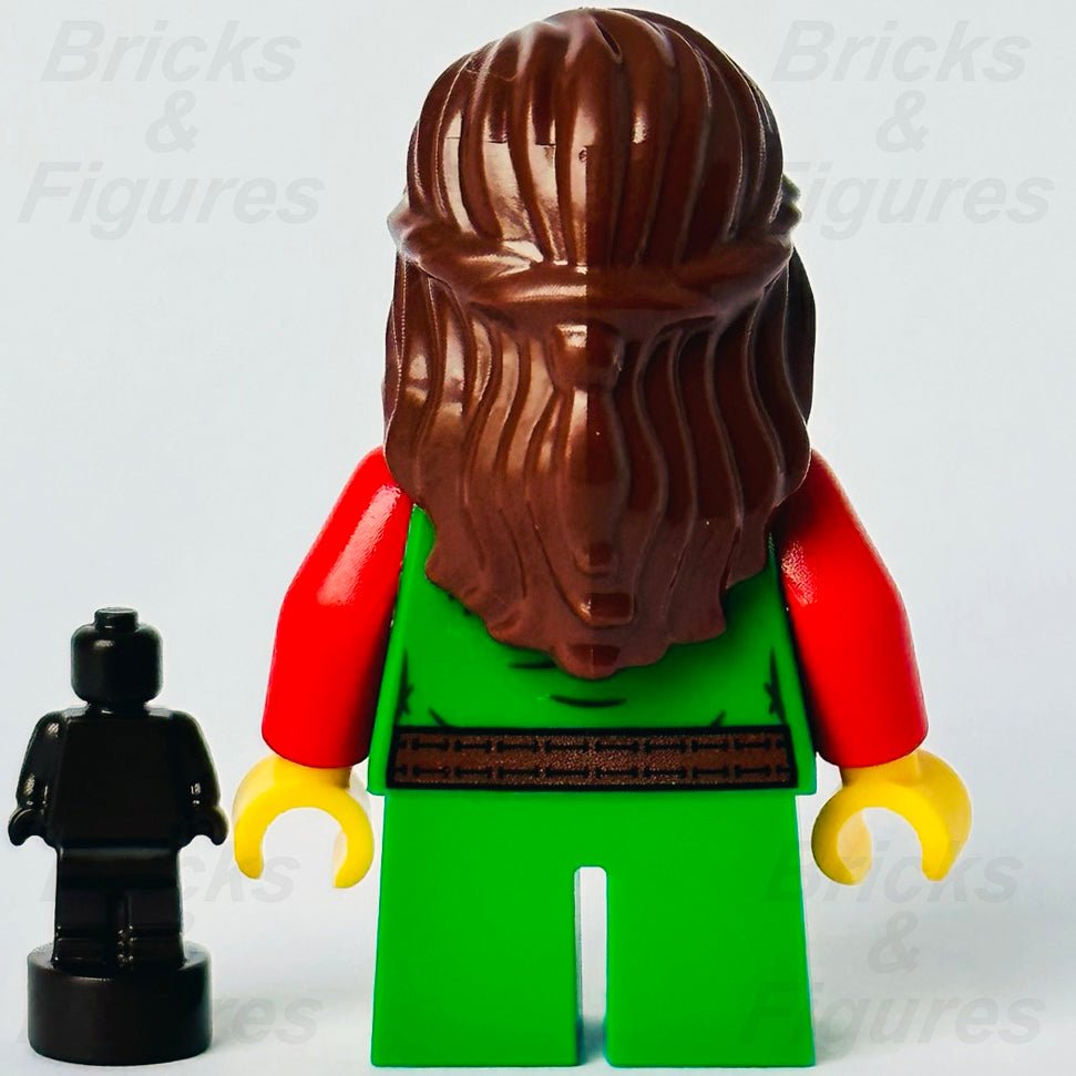 LEGO Forest Girl Castle Forestmen Minifigure with Statuette 10305 cas573 New - Bricks & Figures
