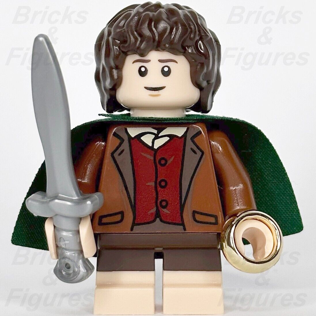 LEGO Frodo Baggins Minifigure The Hobbit & The Lord of the Rings 10316 lor112 - Bricks & Figures