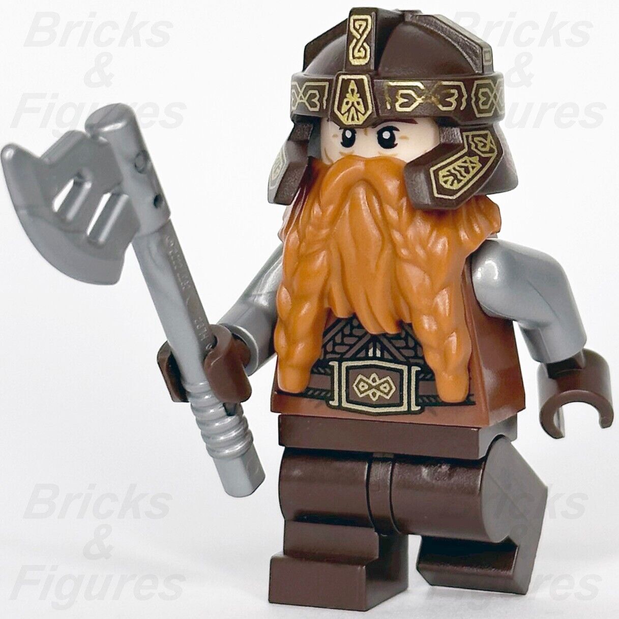 LEGO Gimli Minifigure The Hobbit & The Lord of the Rings Dwarf 10316 lor119 New - Bricks & Figures