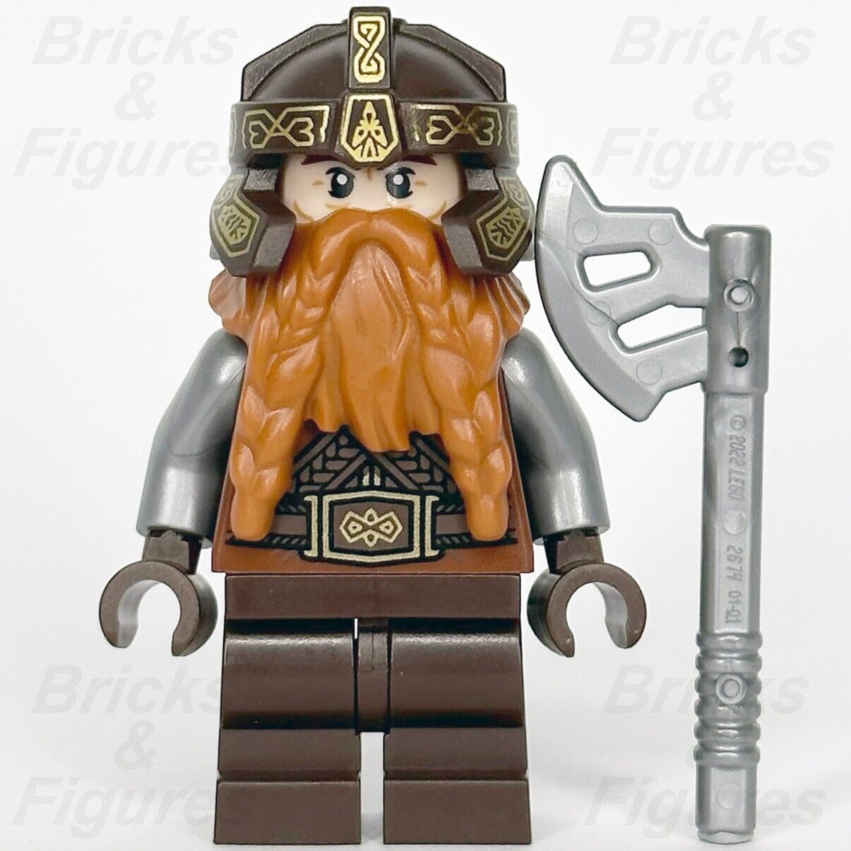 LEGO Gimli Minifigure The Hobbit & The Lord of the Rings Dwarf 10316 lor119 New - Bricks & Figures